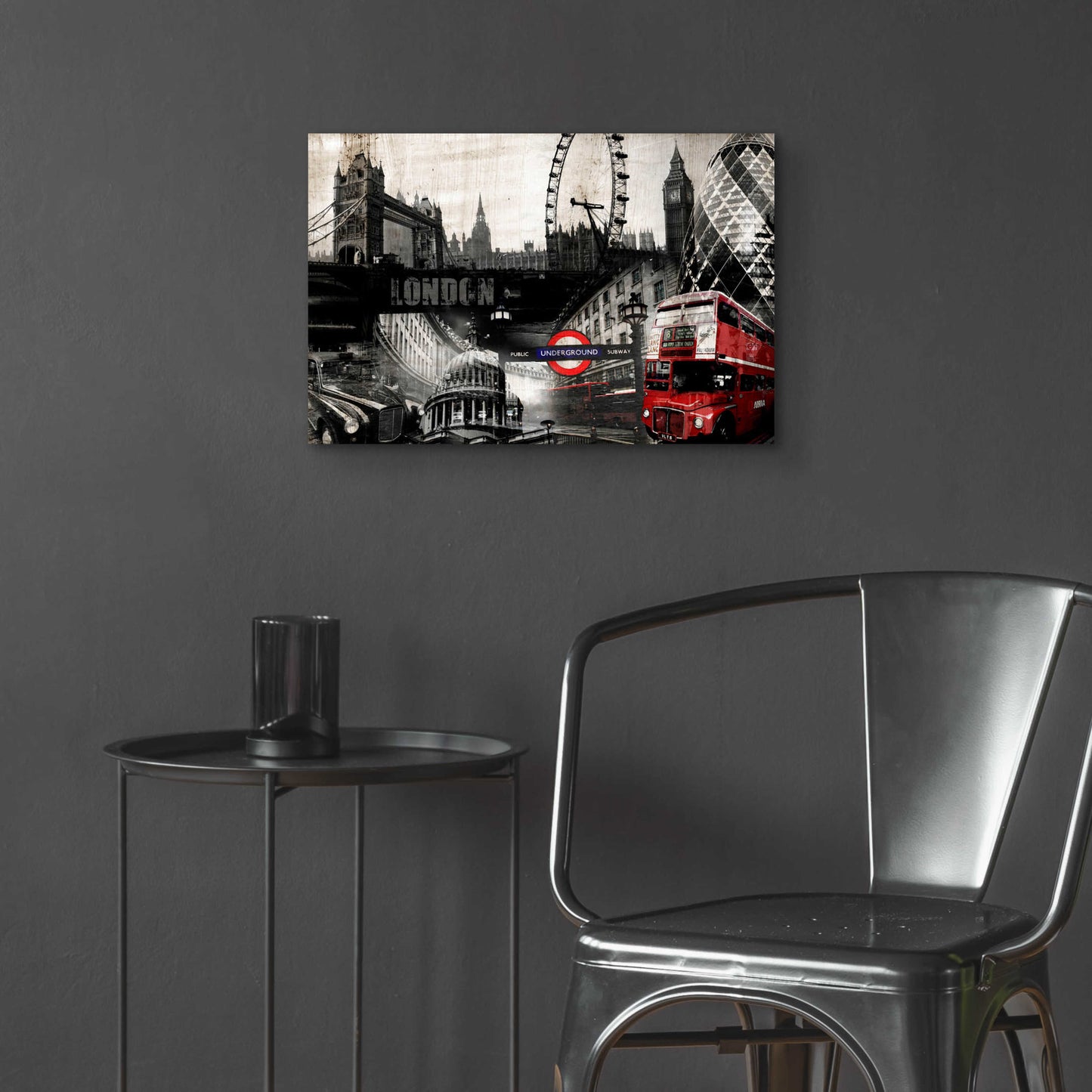 Epic Art 'London' by GraphINC, Acrylic Glass Wall Art,24x16