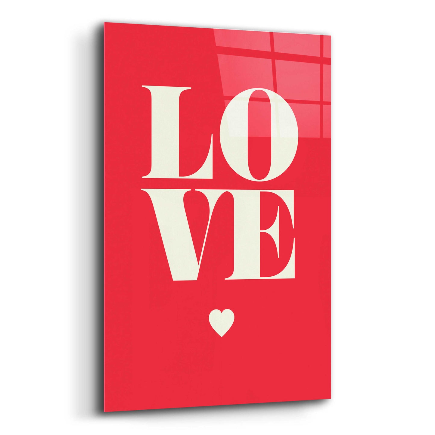 Epic Art 'Love' by GraphINC, Acrylic Glass Wall Art,12x16