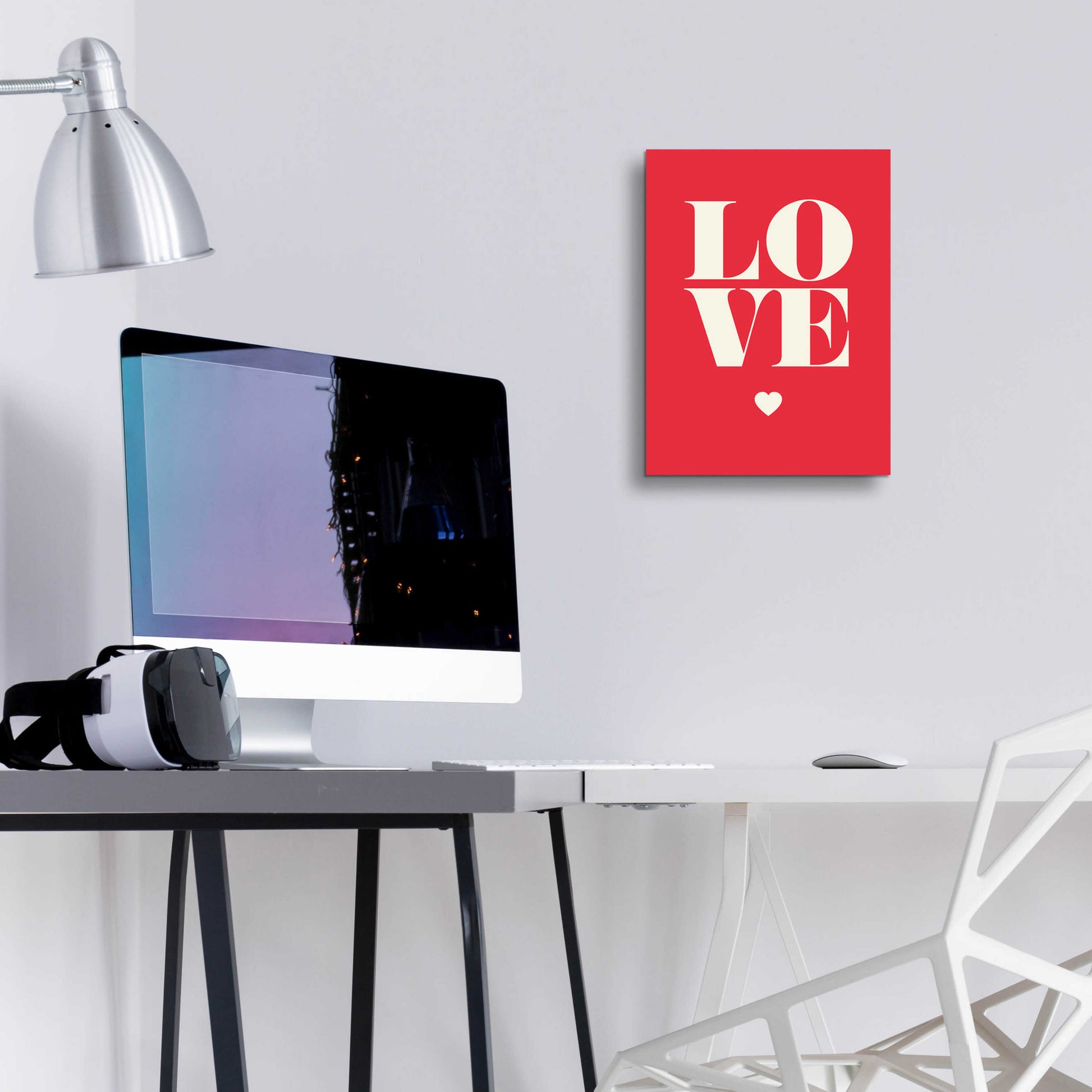 Epic Art 'Love' by GraphINC, Acrylic Glass Wall Art,12x16