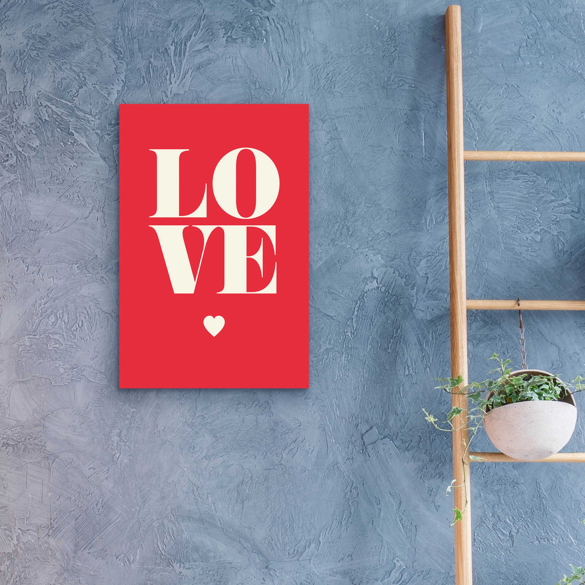 Epic Art 'Love' by GraphINC, Acrylic Glass Wall Art,16x24