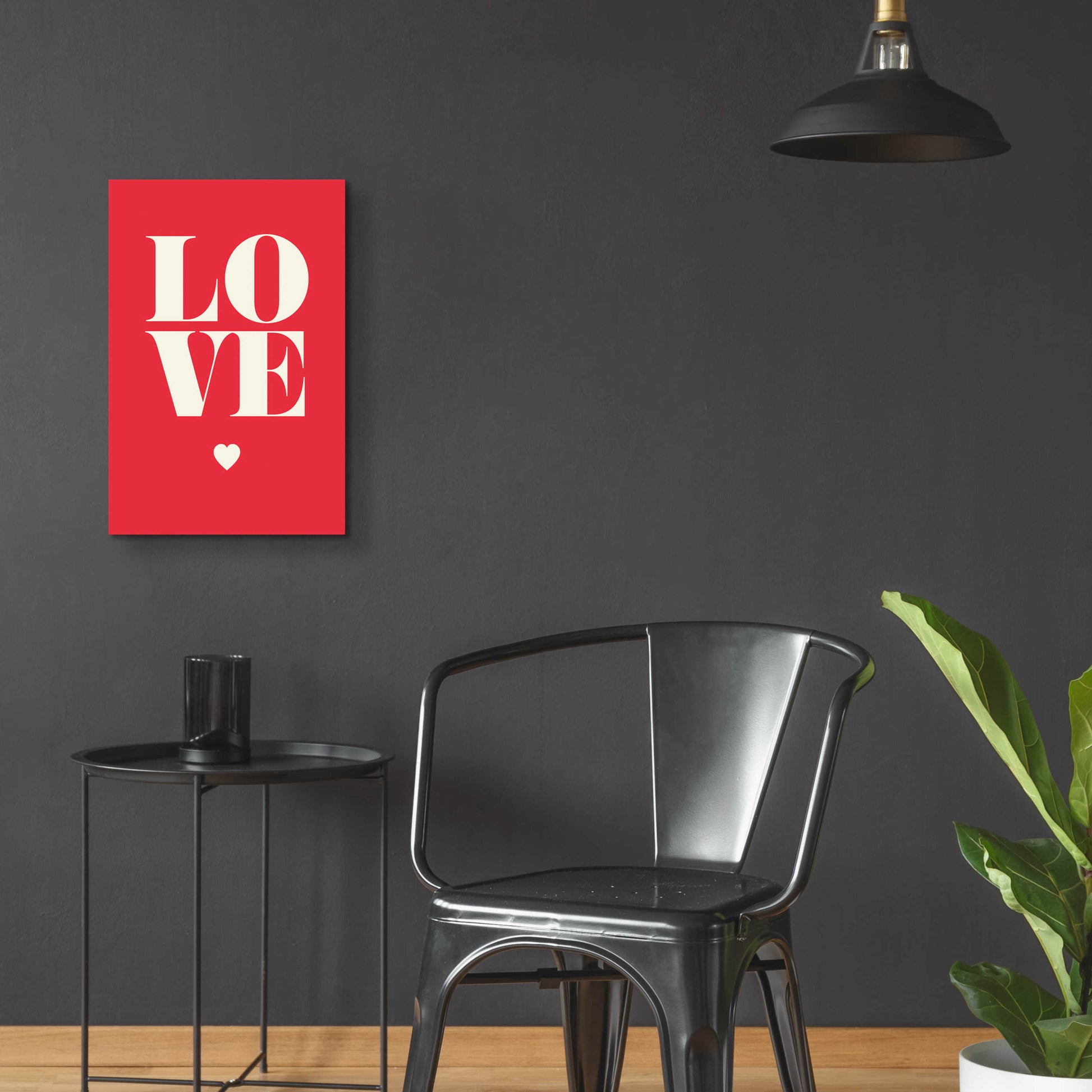 Epic Art 'Love' by GraphINC, Acrylic Glass Wall Art,16x24