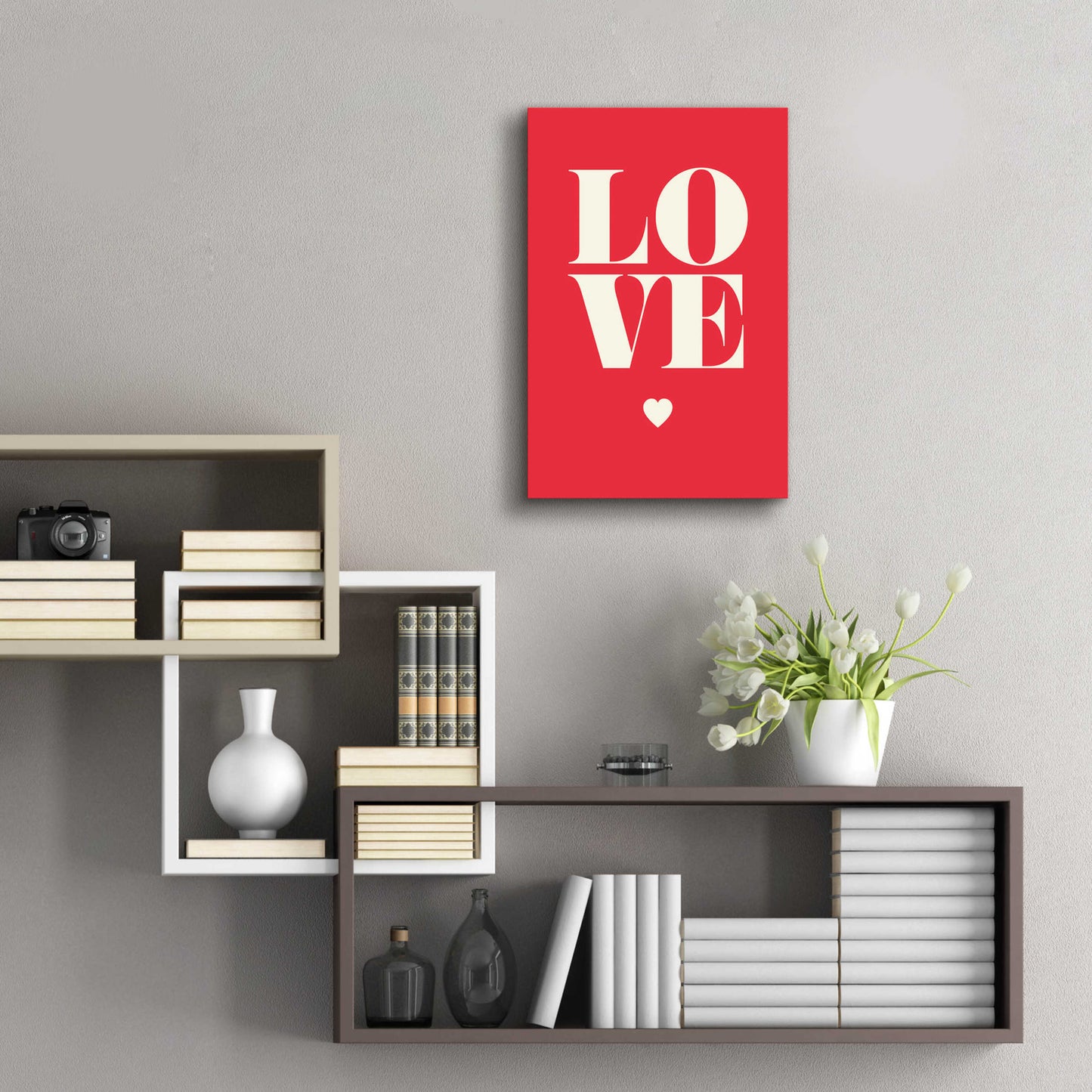 Epic Art 'Love' by GraphINC, Acrylic Glass Wall Art,16x24