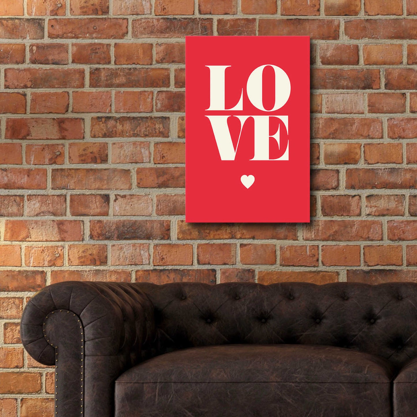 Epic Art 'Love' by GraphINC, Acrylic Glass Wall Art,16x24