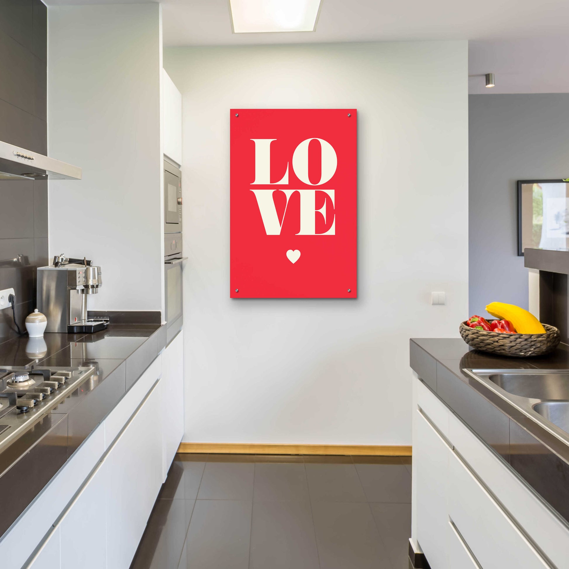 Epic Art 'Love' by GraphINC, Acrylic Glass Wall Art,24x36