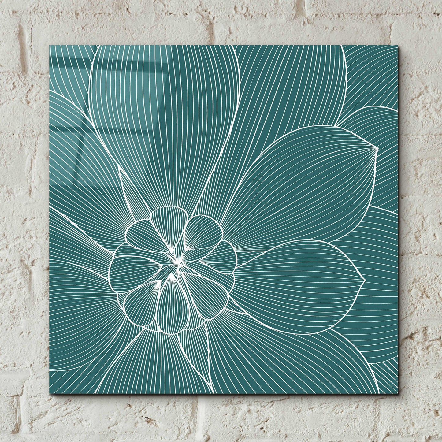 Epic Art 'Myrrhis Odorata II' by GraphINC, Acrylic Glass Wall Art,12x12