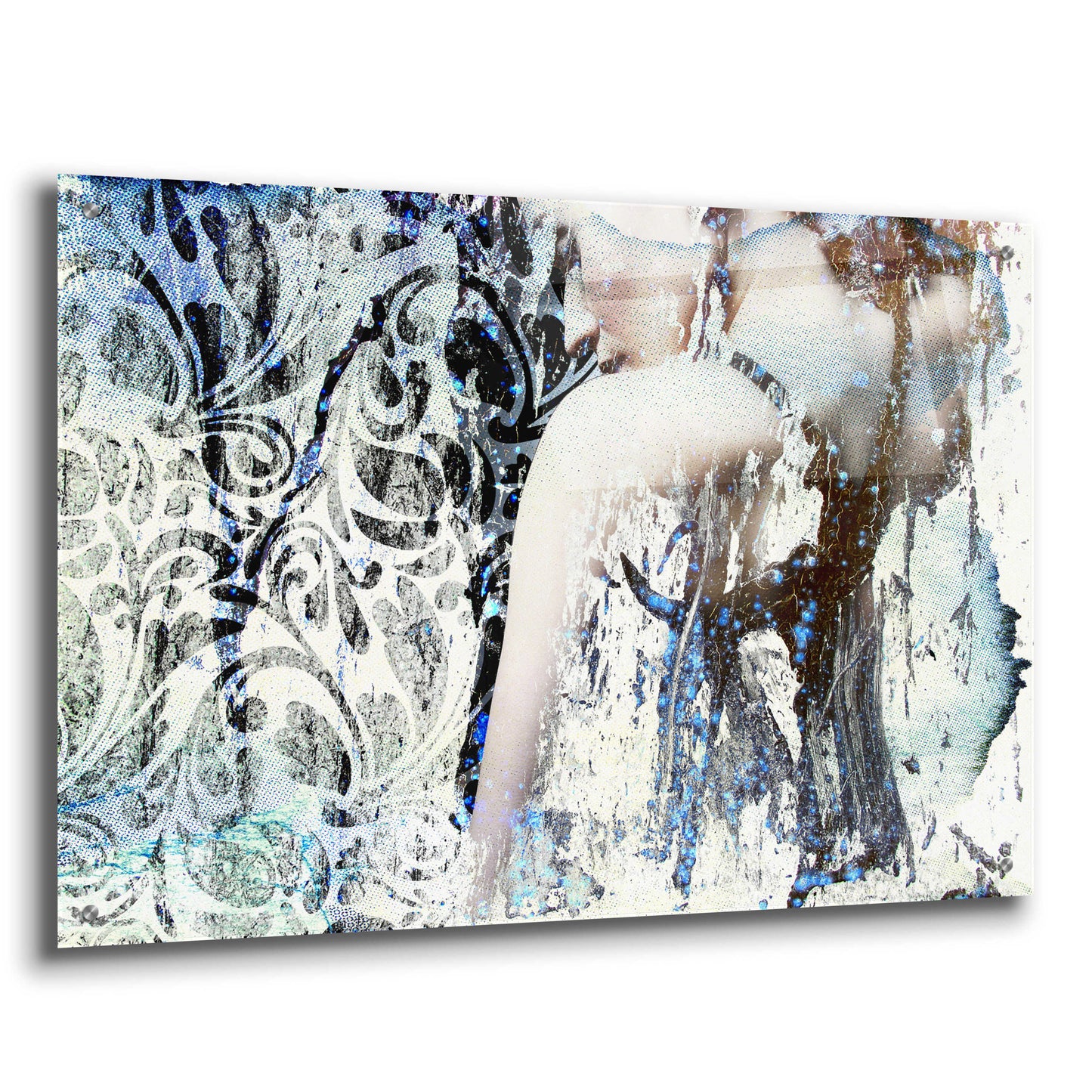 Epic Art 'Mystery Girl' by GraphINC, Acrylic Glass Wall Art,36x24