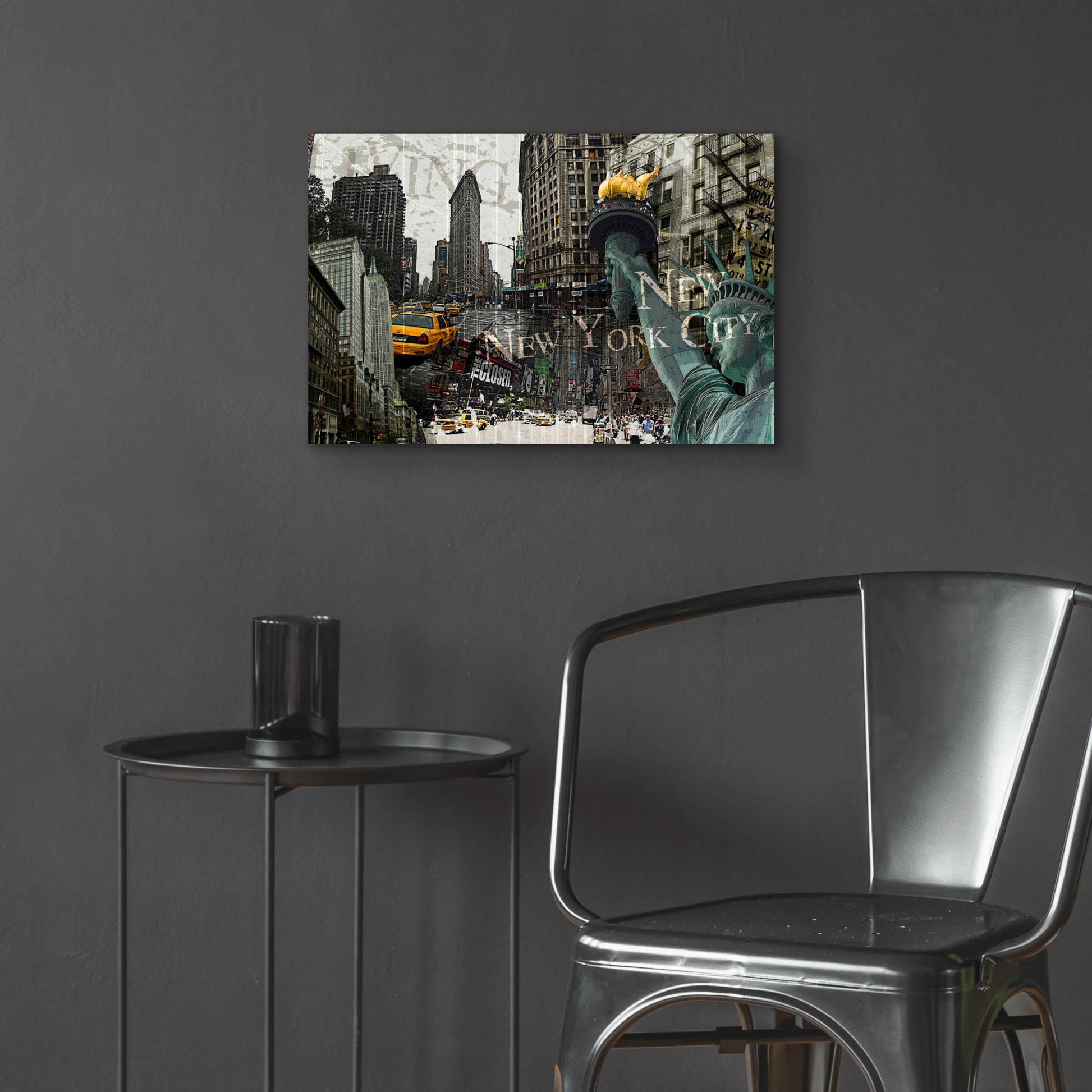 Epic Art 'New York' by GraphINC, Acrylic Glass Wall Art,24x16