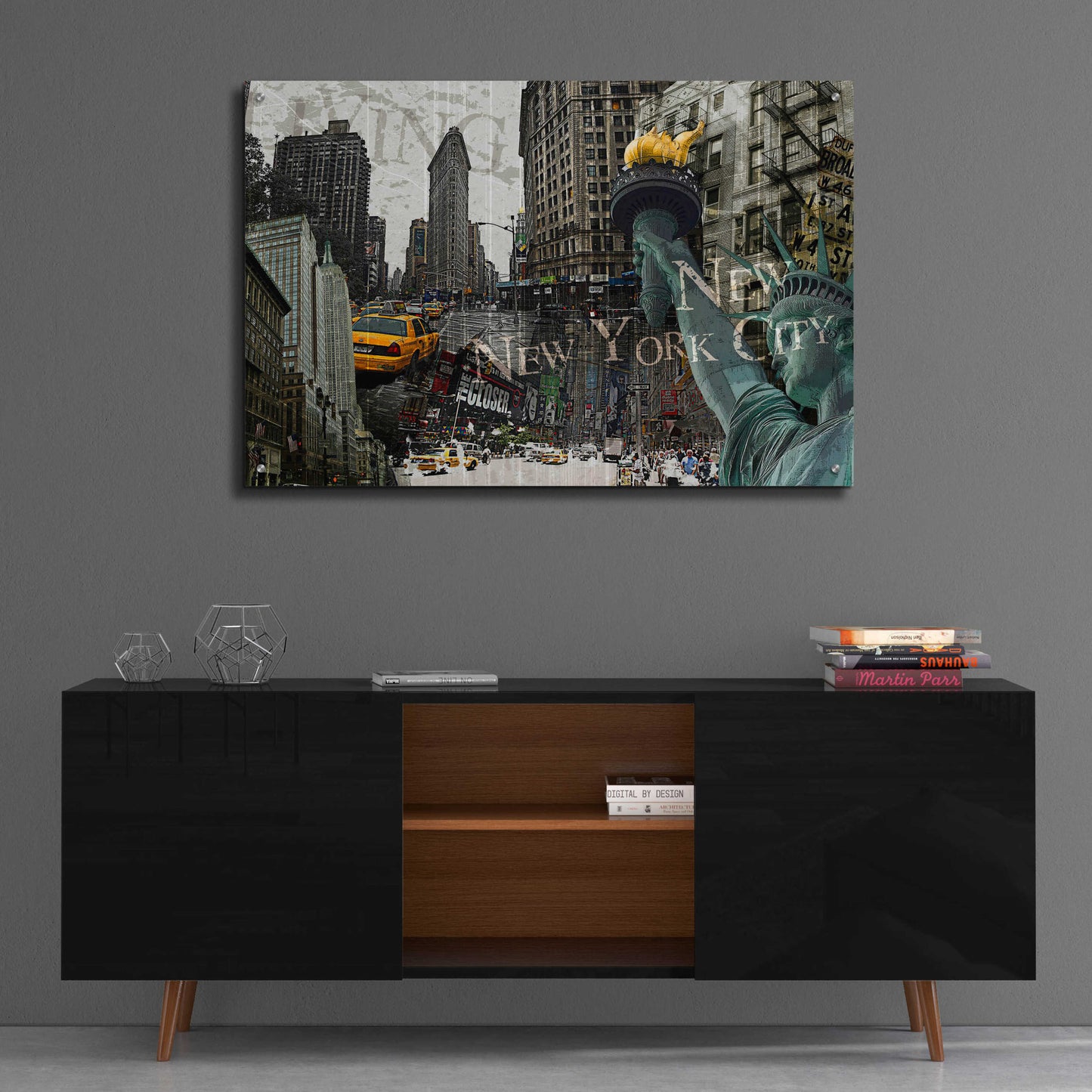 Epic Art 'New York' by GraphINC, Acrylic Glass Wall Art,36x24