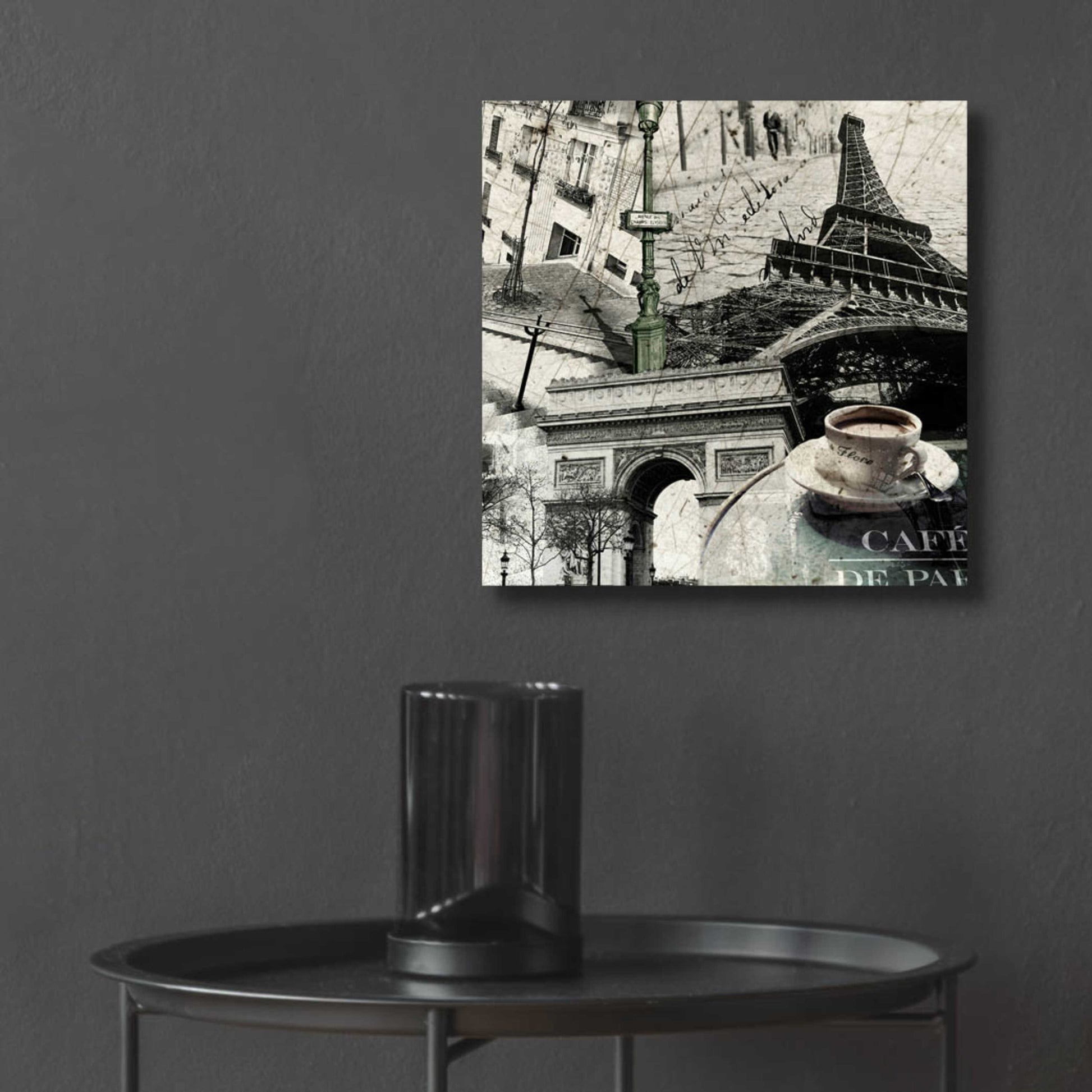 Epic Art 'Paris' by GraphINC, Acrylic Glass Wall Art,12x12