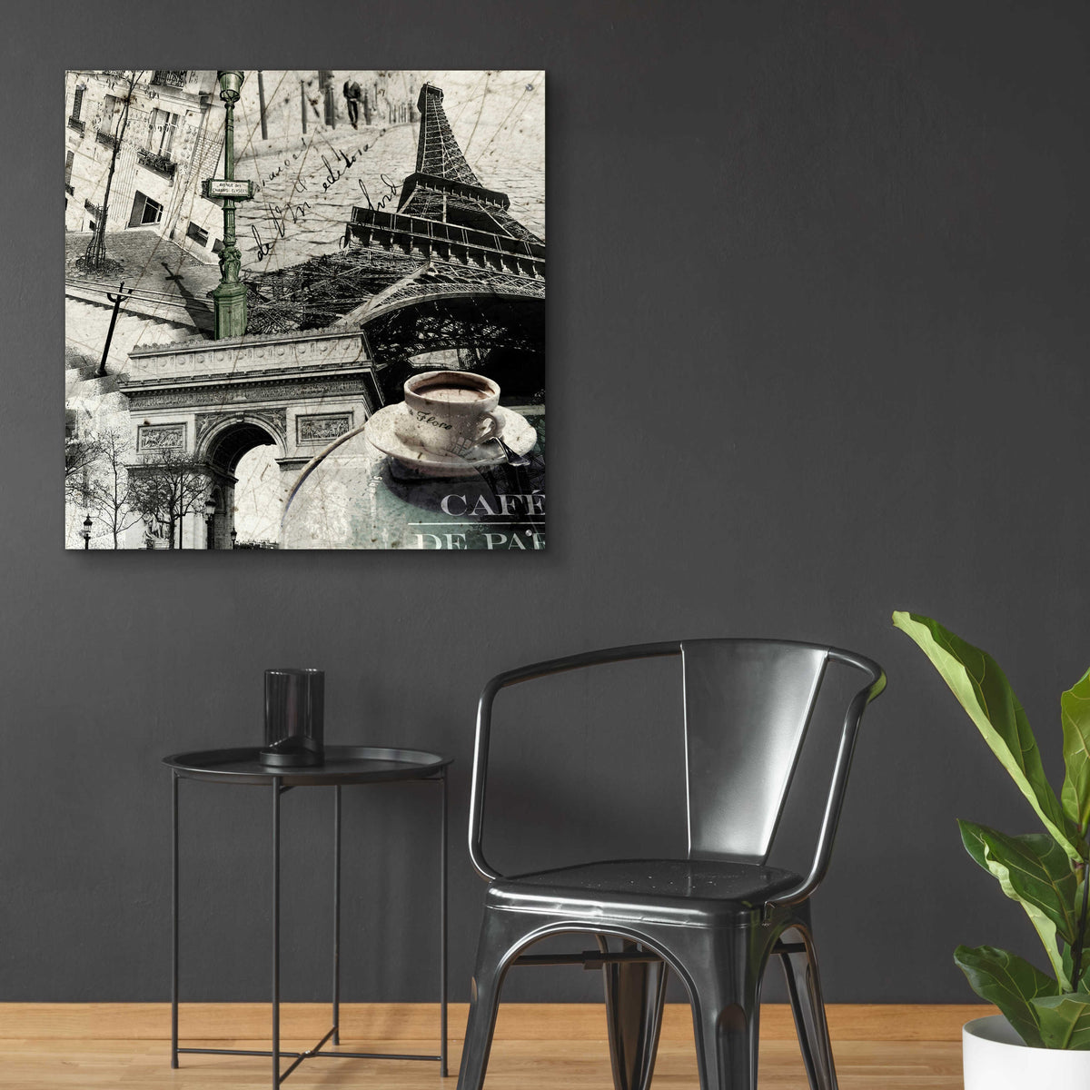 Epic Art 'Paris' by GraphINC, Acrylic Glass Wall Art,36x36