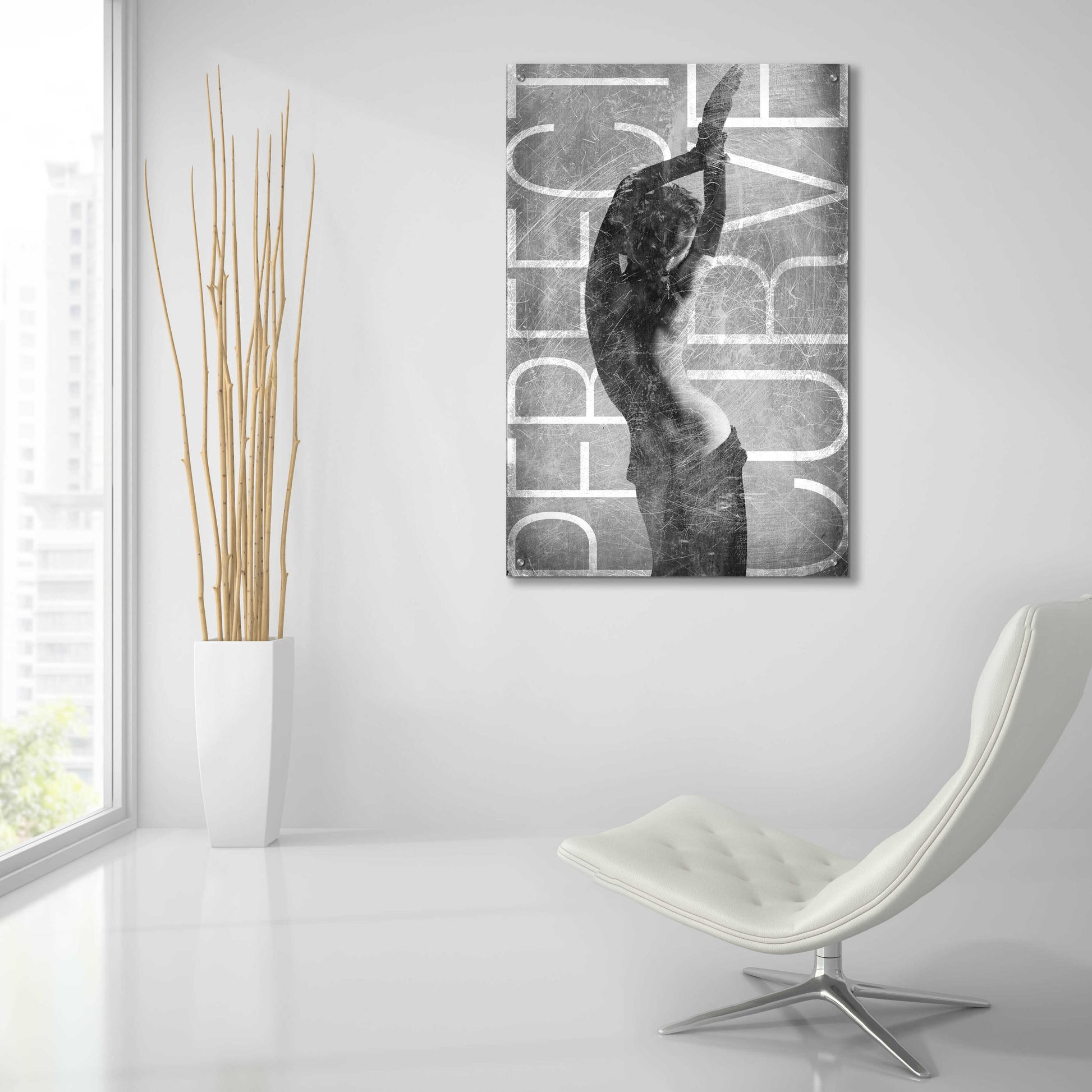 Epic Art 'Perfect Curve' by GraphINC, Acrylic Glass Wall Art,24x36