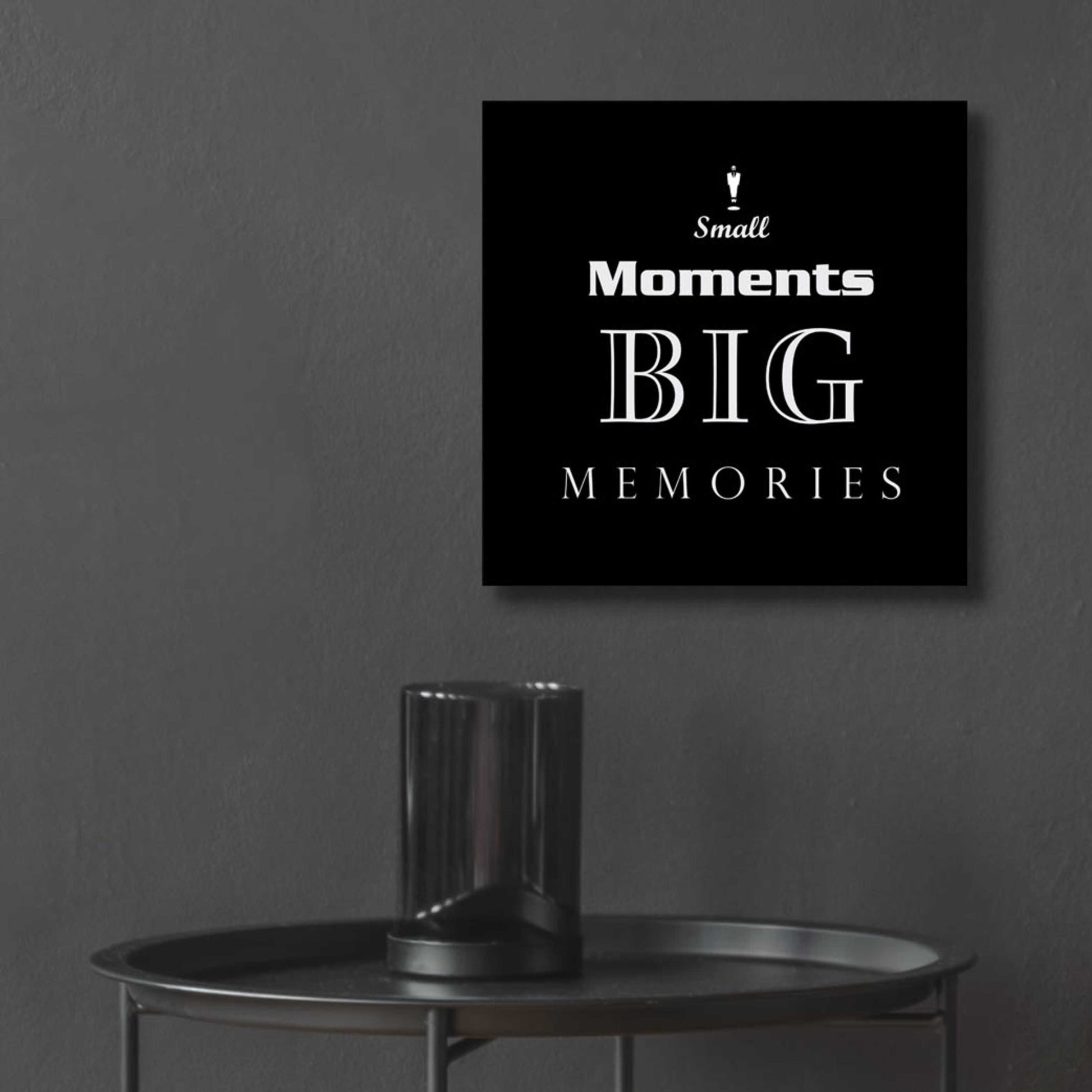 Epic Art 'Small Moments' by GraphINC, Acrylic Glass Wall Art,12x12