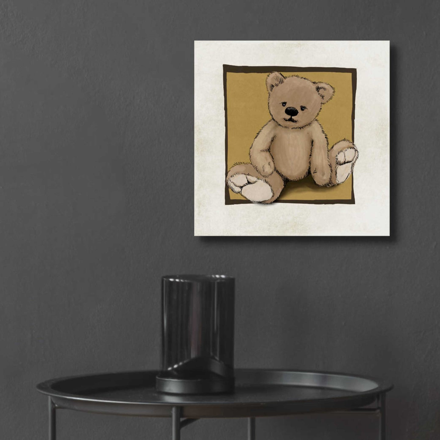 Epic Art 'Teddy Bear' by GraphINC, Acrylic Glass Wall Art,12x12