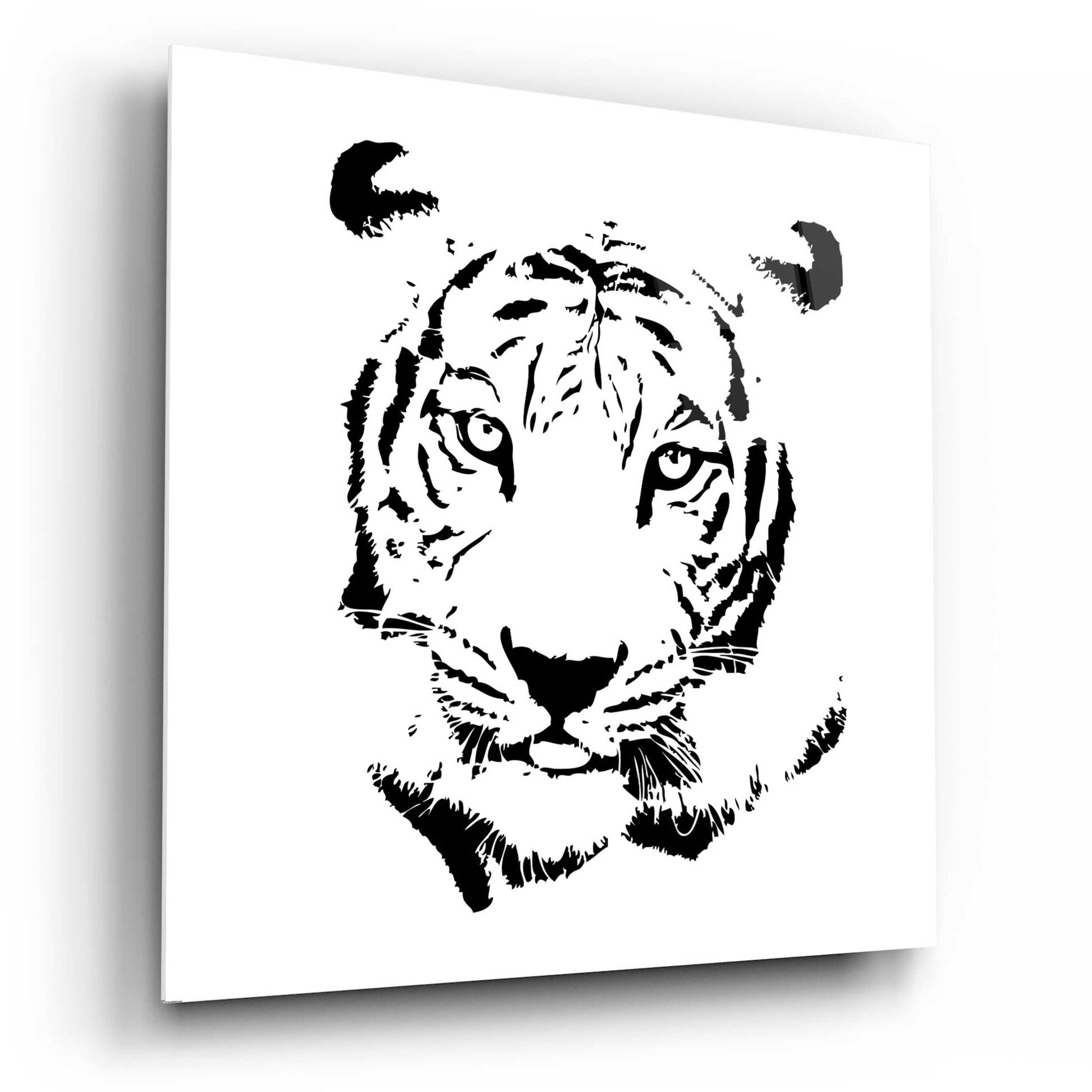 Epic Art 'Tiger' by GraphINC, Acrylic Glass Wall Art,12x12