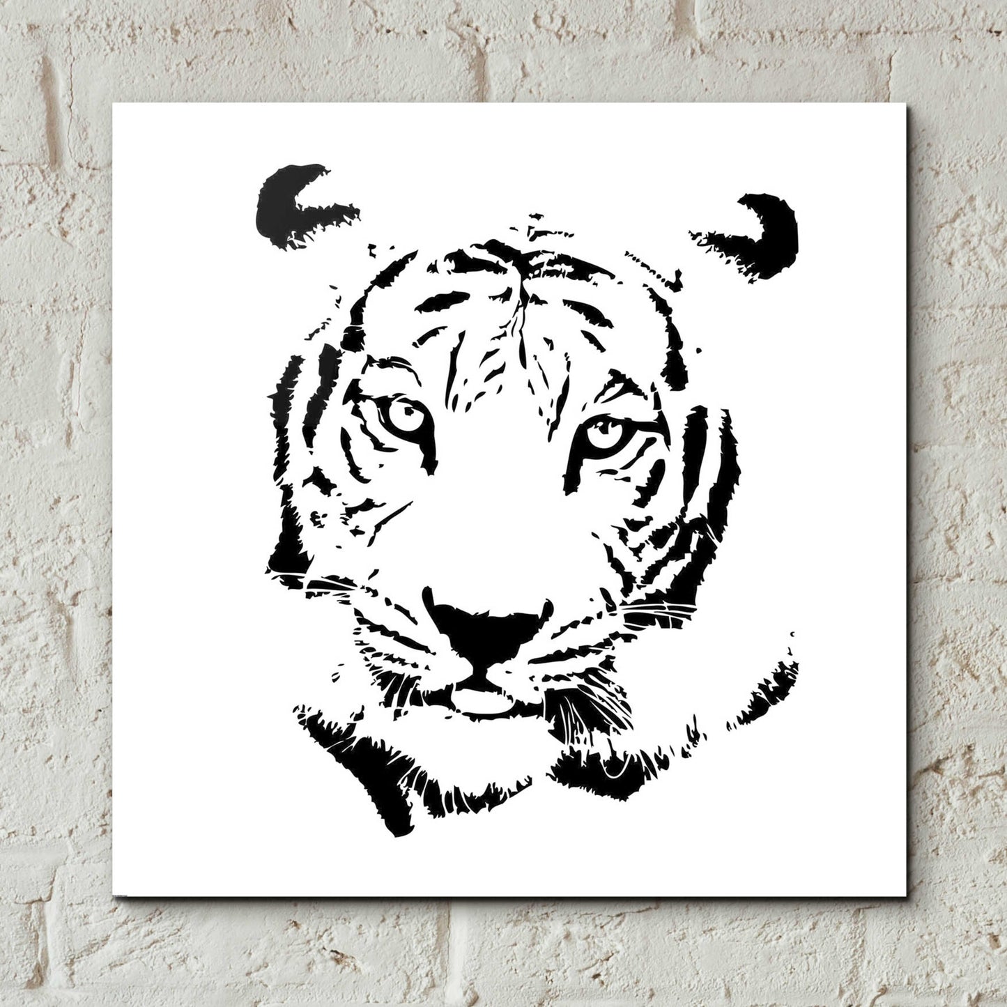 Epic Art 'Tiger' by GraphINC, Acrylic Glass Wall Art,12x12