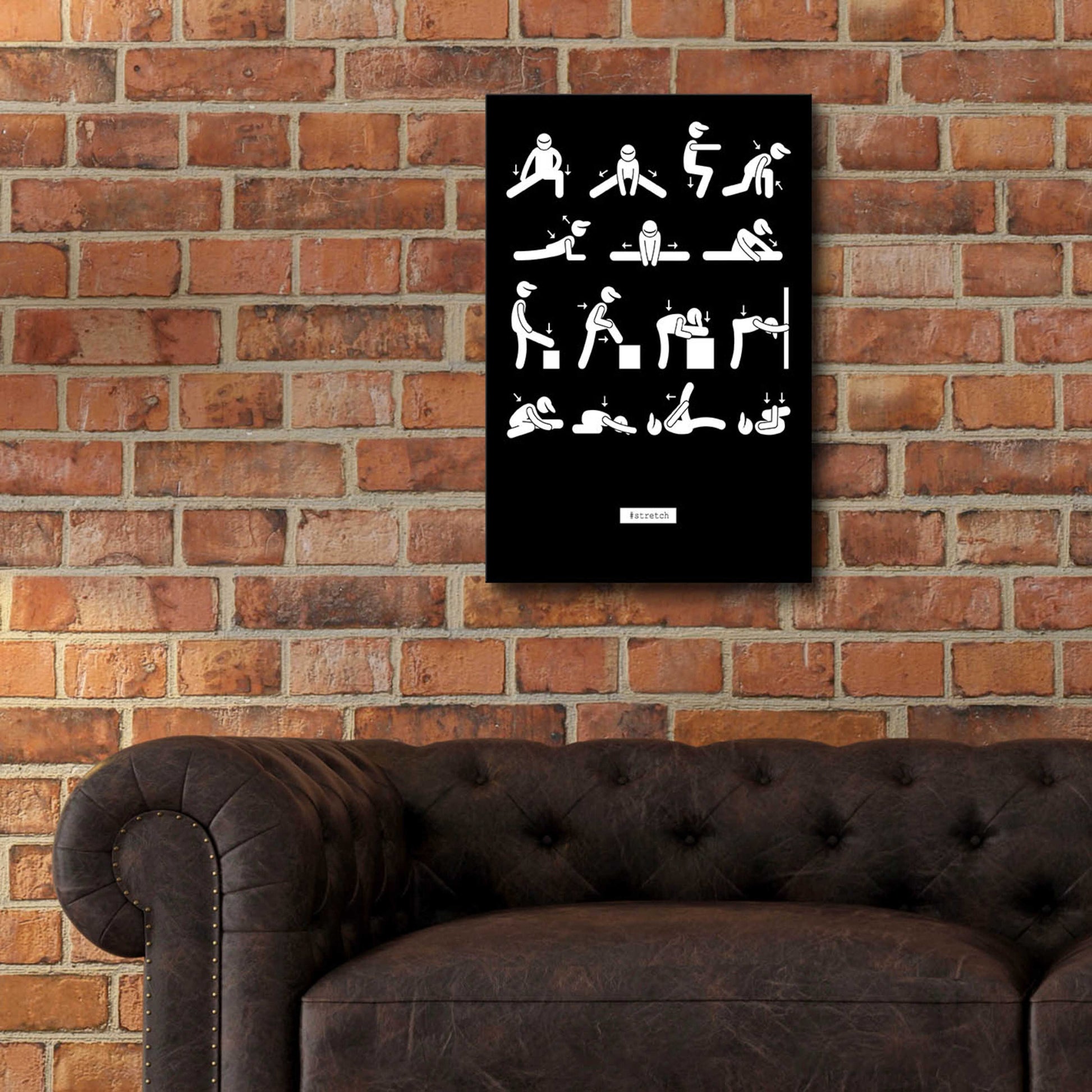 Epic Art 'Workout' by GraphINC, Acrylic Glass Wall Art,16x24