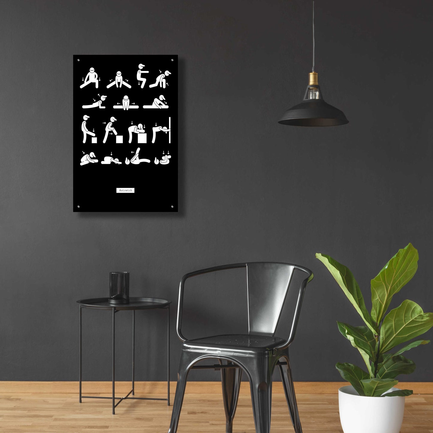 Epic Art 'Workout' by GraphINC, Acrylic Glass Wall Art,24x36