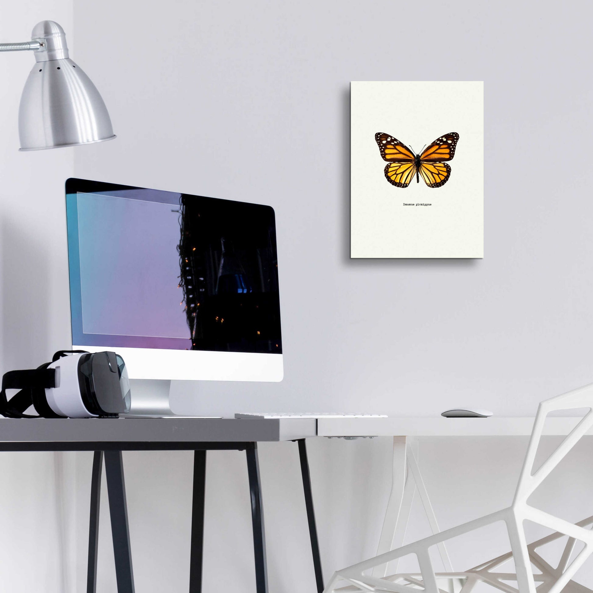 Epic Art 'Yellow Butterfly' by GraphINC, Acrylic Glass Wall Art,12x16