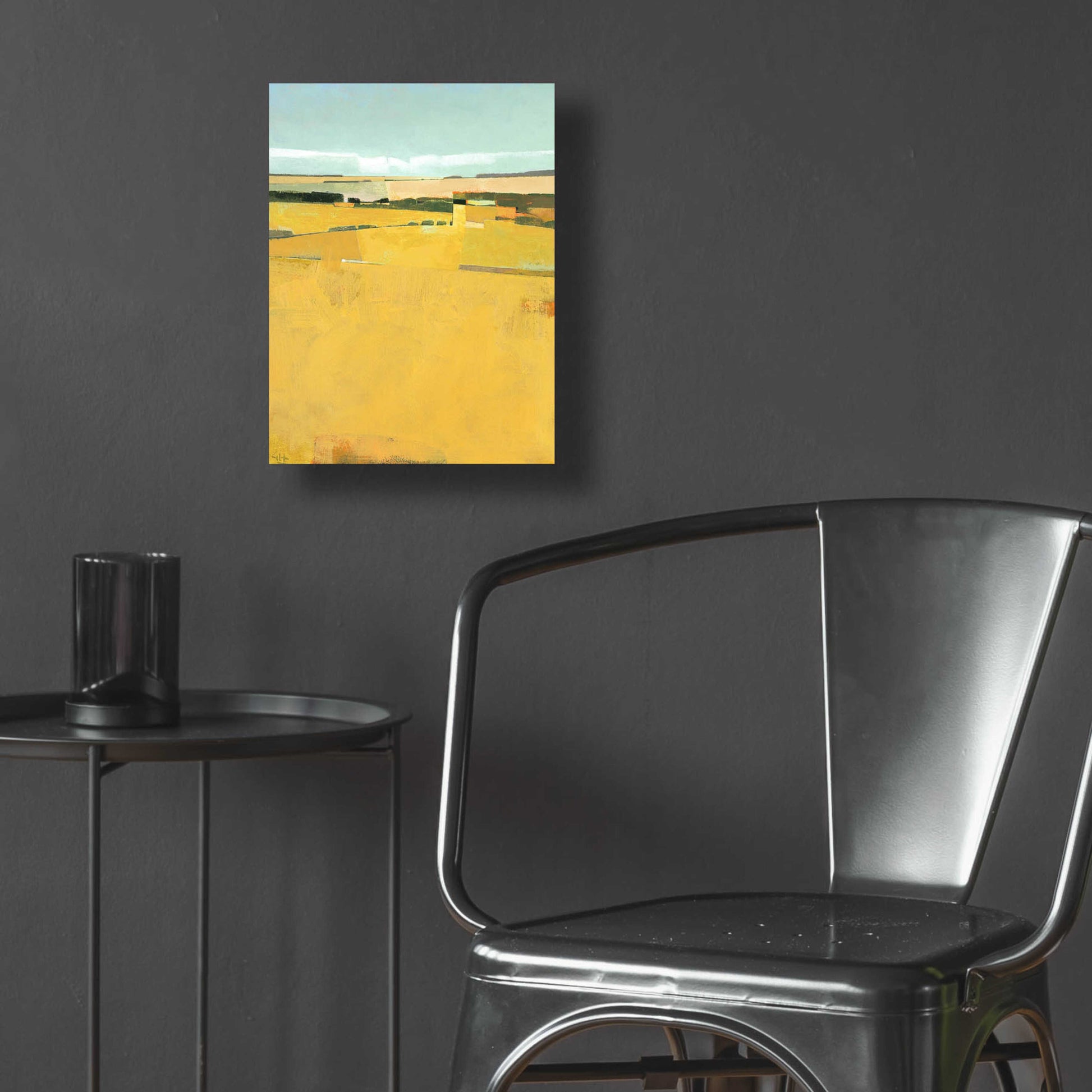 Epic Art 'Fence Lines and Fields' by Greg Hargreaves, Acrylic Glass Wall Art,12x16