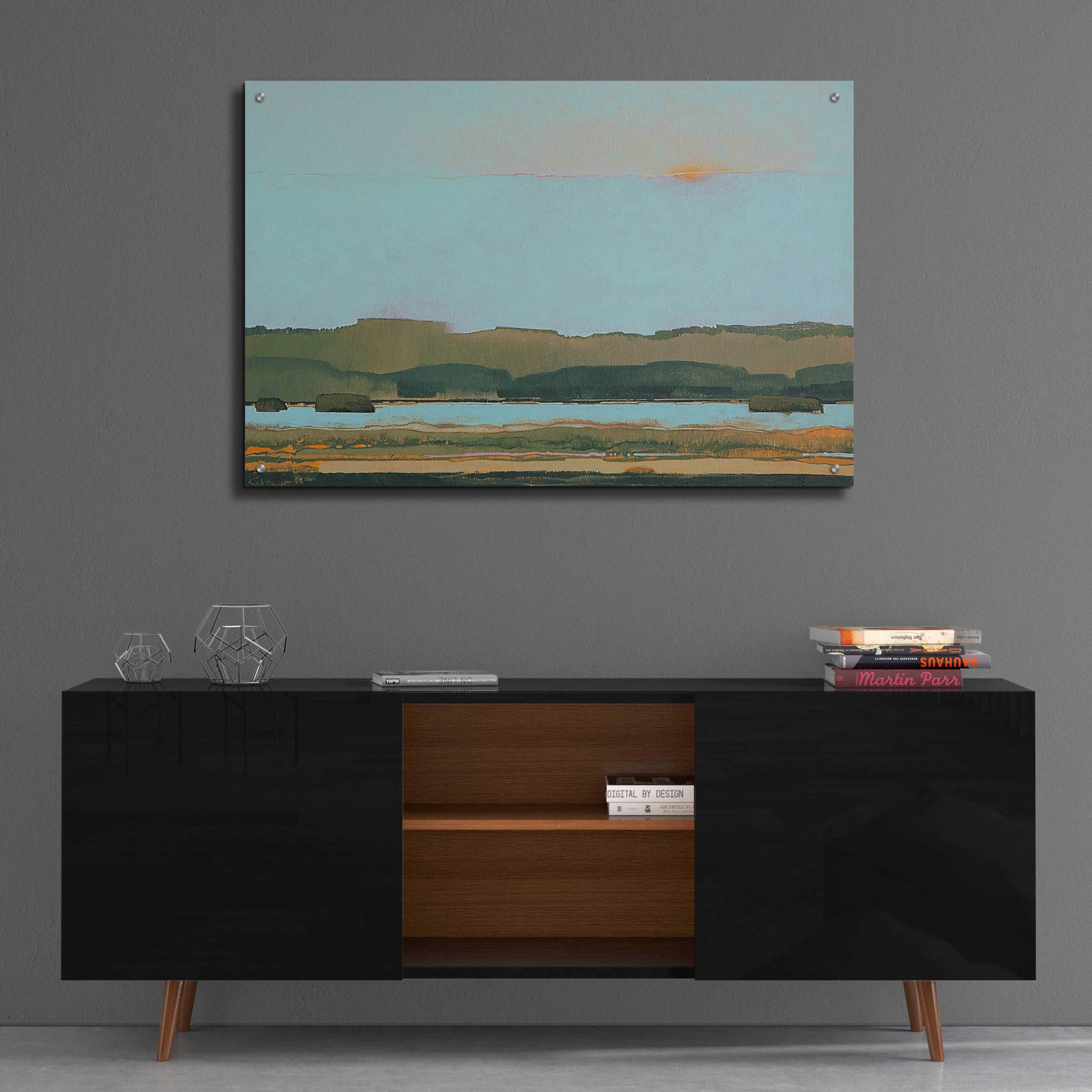 Epic Art 'West of the River' by Greg Hargreaves, Acrylic Glass Wall Art,36x24