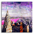 Epic Art 'Chrysler View' by Grey, Acrylic Glass Wall Art