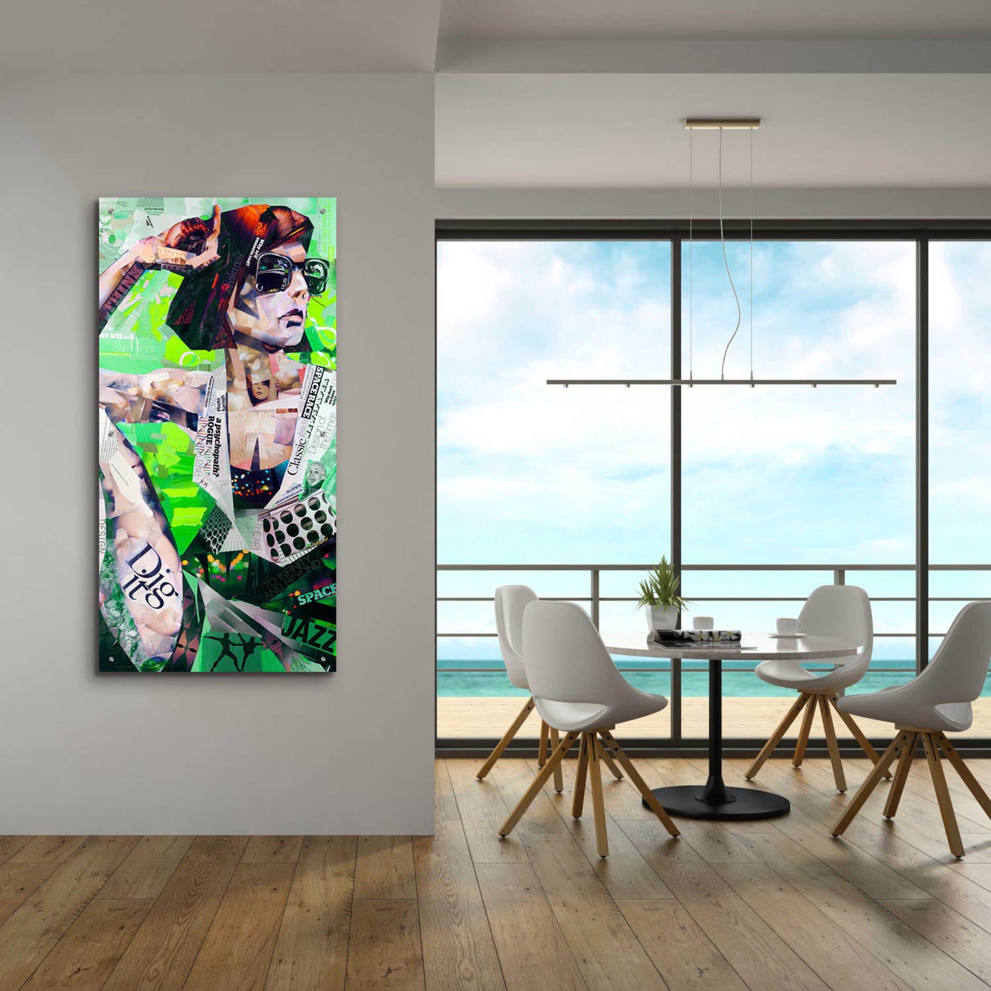 Epic Art 'Cool' by Grey, Acrylic Glass Wall Art,24x48