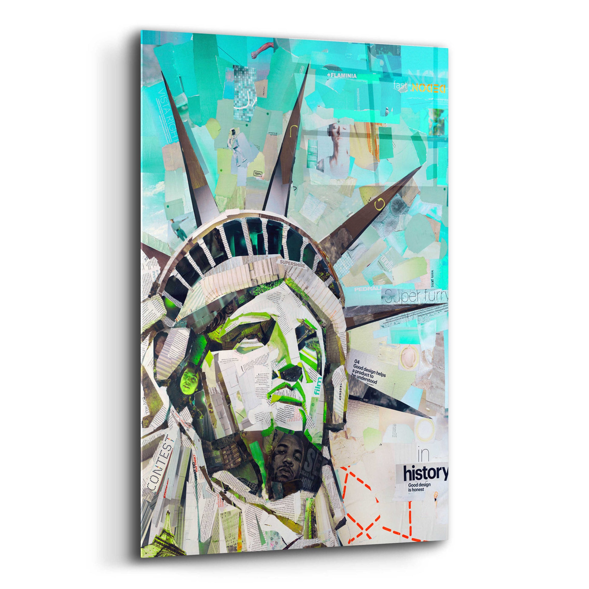 Epic Art 'Freedom' by Grey, Acrylic Glass Wall Art,12x16