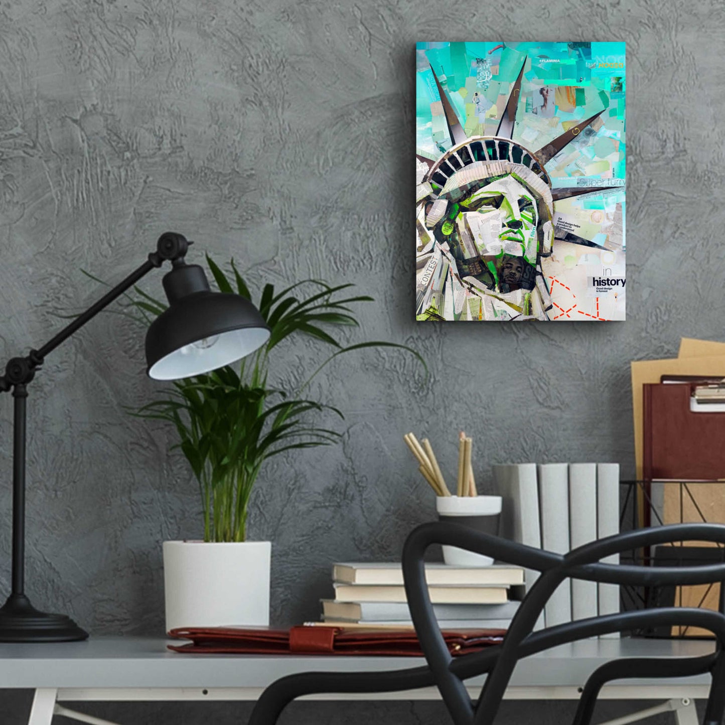 Epic Art 'Freedom' by Grey, Acrylic Glass Wall Art,12x16