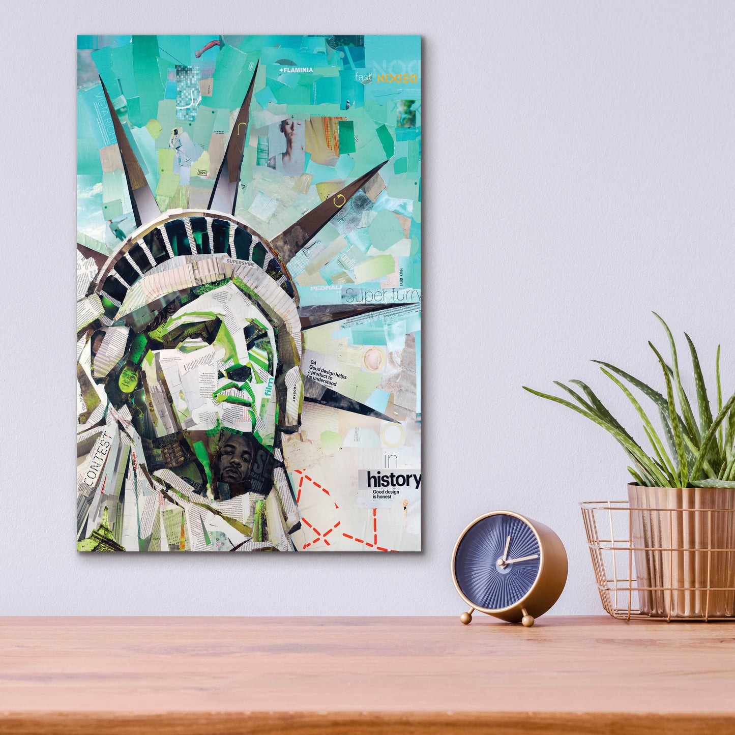 Epic Art 'Freedom' by Grey, Acrylic Glass Wall Art,12x16