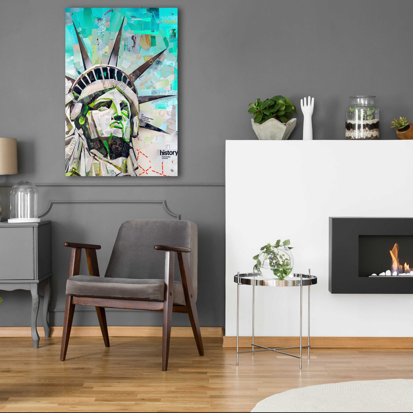 Epic Art 'Freedom' by Grey, Acrylic Glass Wall Art,24x36