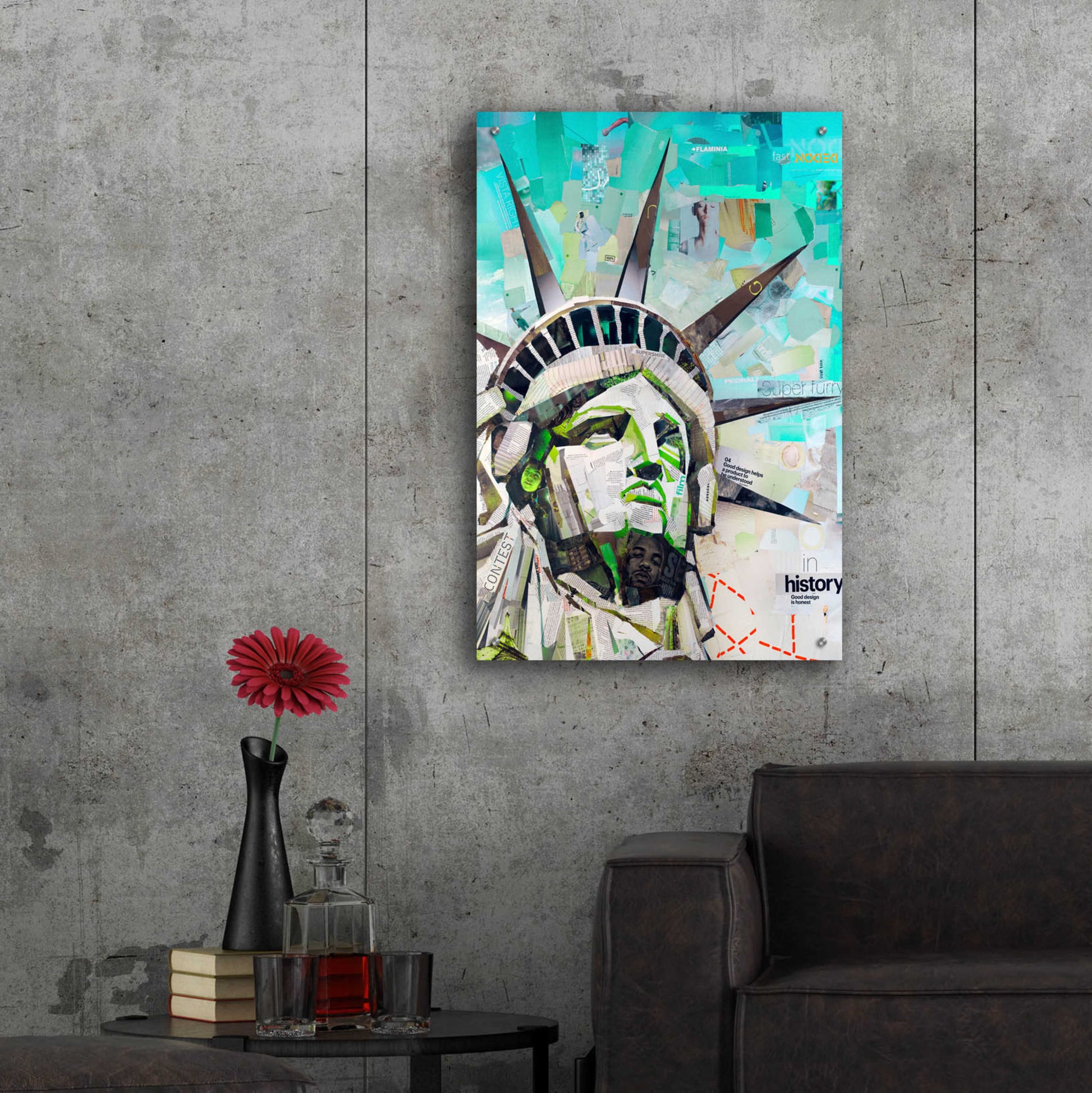 Epic Art 'Freedom' by Grey, Acrylic Glass Wall Art,24x36