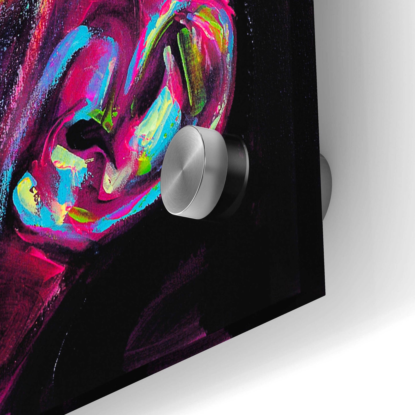 Epic Art 'Passion' by Grey, Acrylic Glass Wall Art,48x24