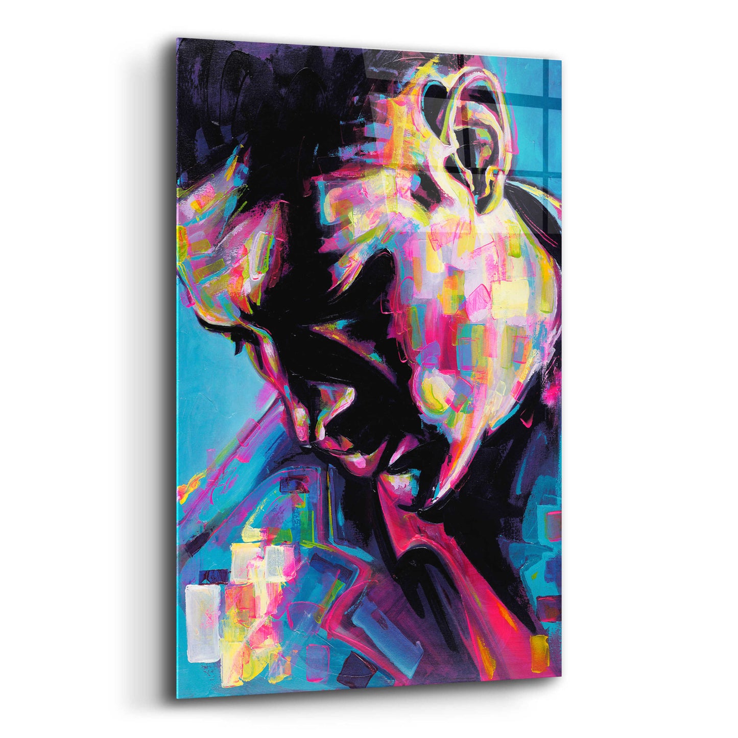 Epic Art 'Poser' by Grey, Acrylic Glass Wall Art,12x16