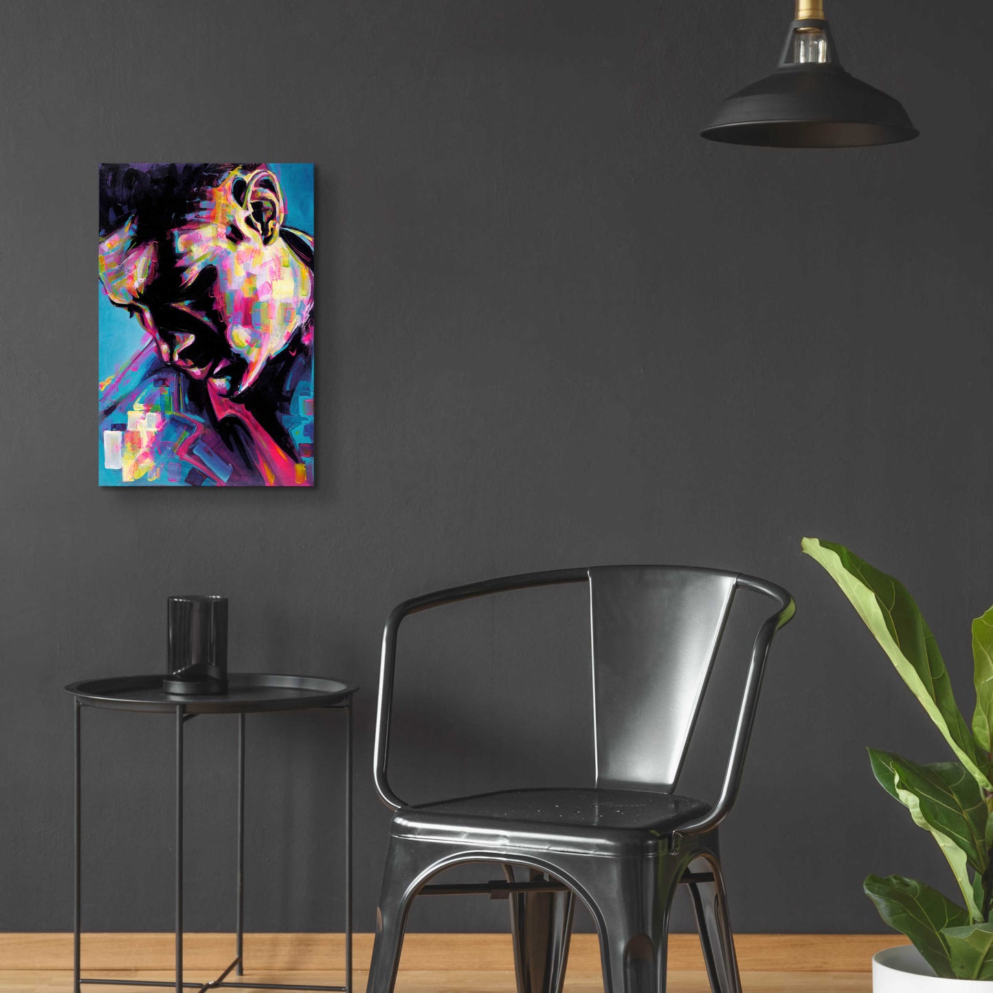 Epic Art 'Poser' by Grey, Acrylic Glass Wall Art,16x24