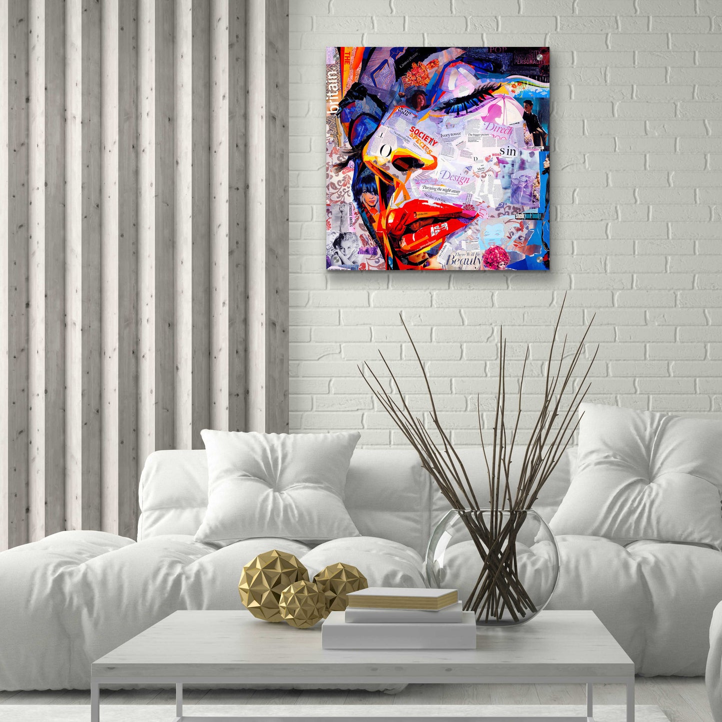 Epic Art 'Society' by Grey, Acrylic Glass Wall Art,24x24