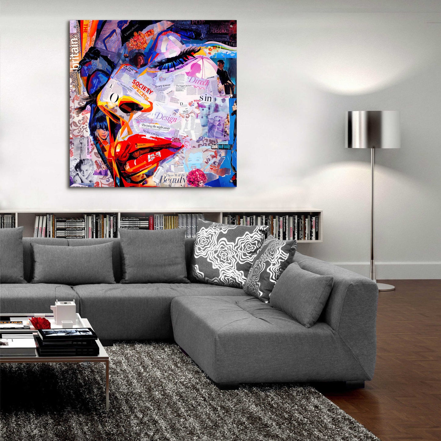 Epic Art 'Society' by Grey, Acrylic Glass Wall Art,36x36