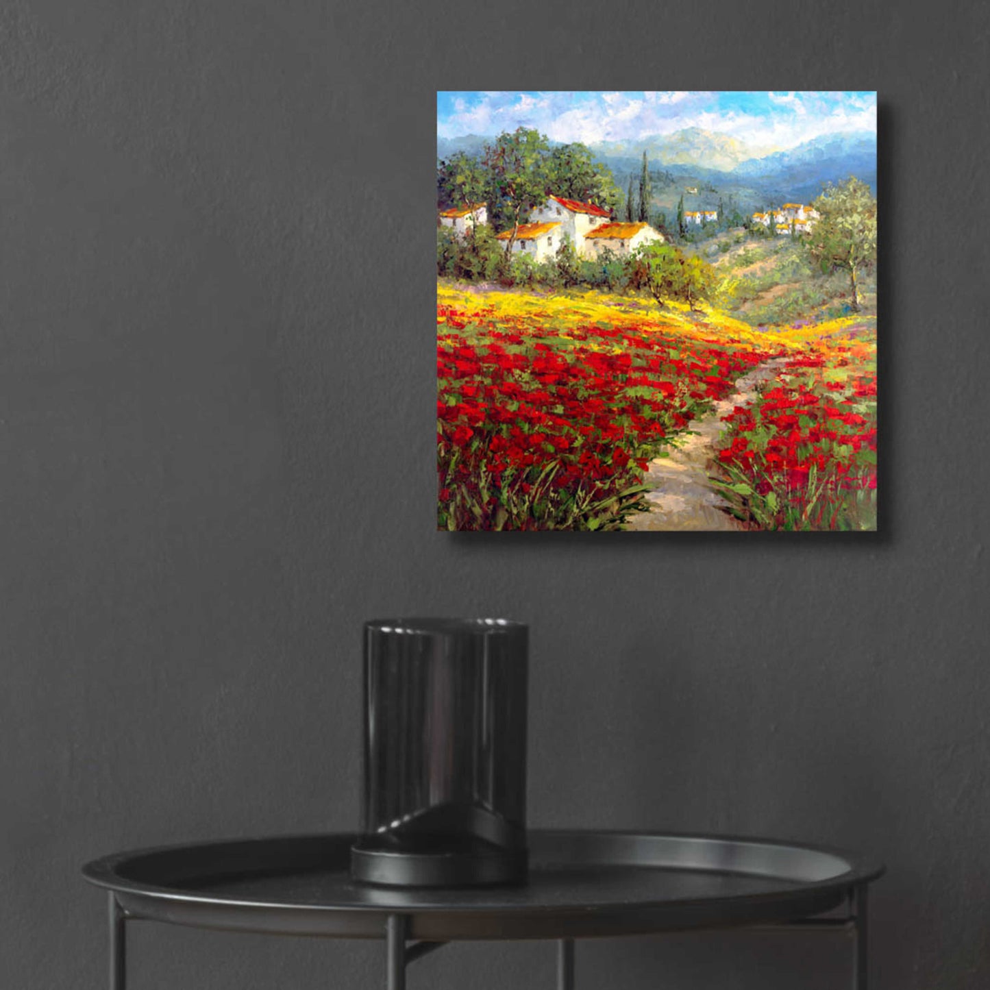 Epic Art 'Fleur du Pays I' by Hulsey, Acrylic Glass Wall Art,12x12