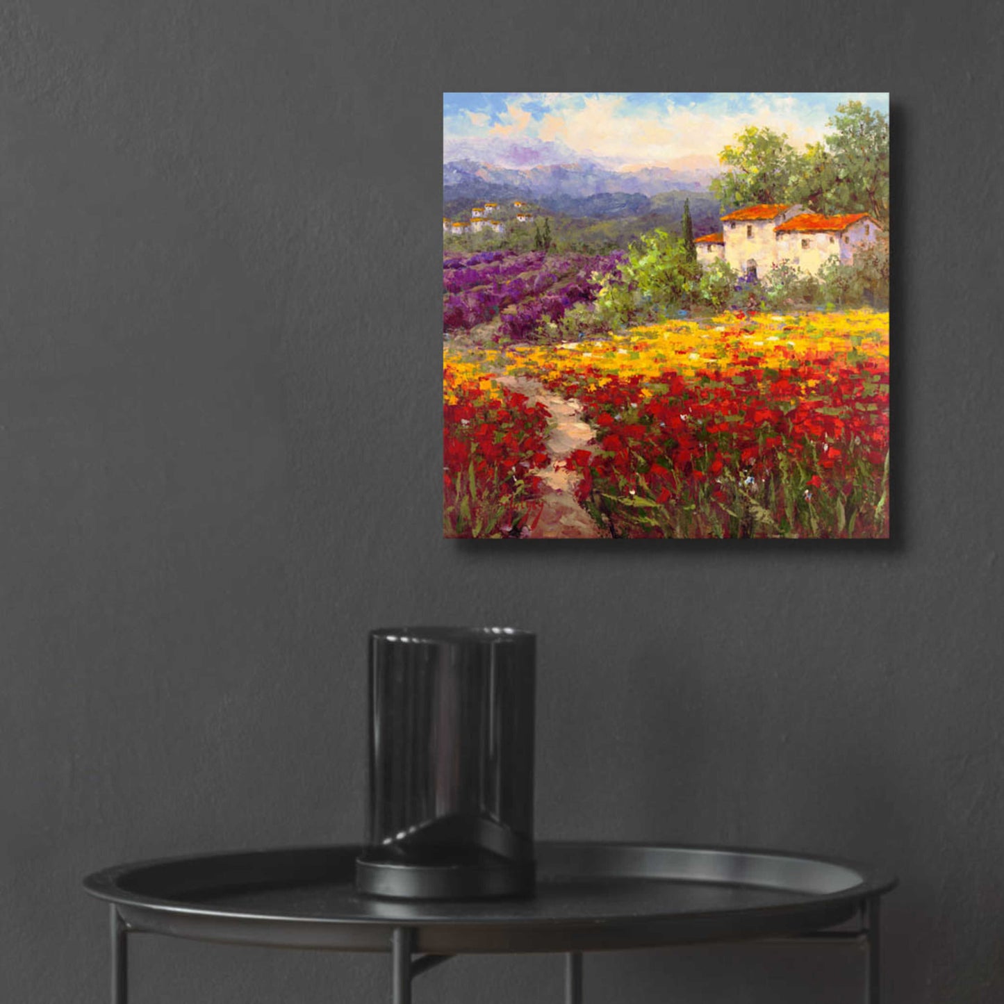 Epic Art 'Fleur du Pays II' by Hulsey, Acrylic Glass Wall Art,12x12