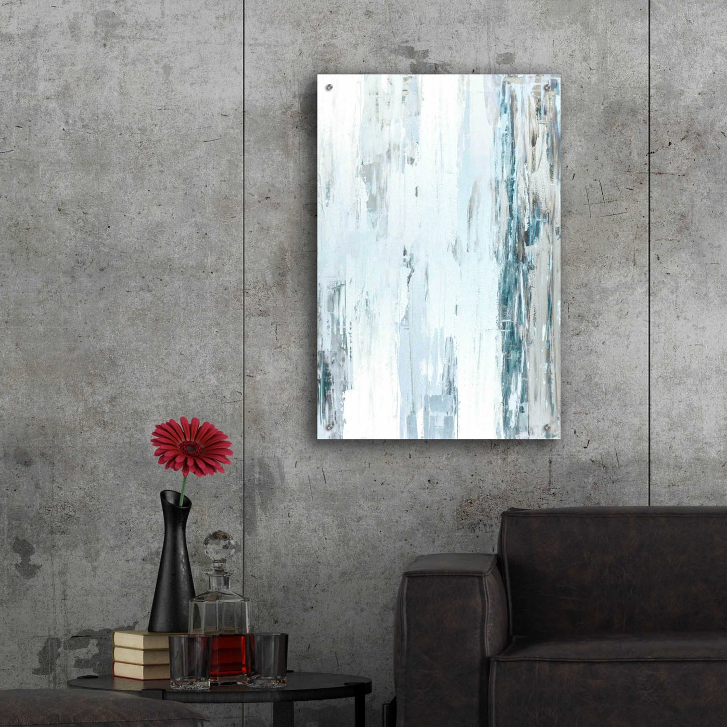 Epic Art 'Abstract Blue I' by Incado, Acrylic Glass Wall Art,24x36