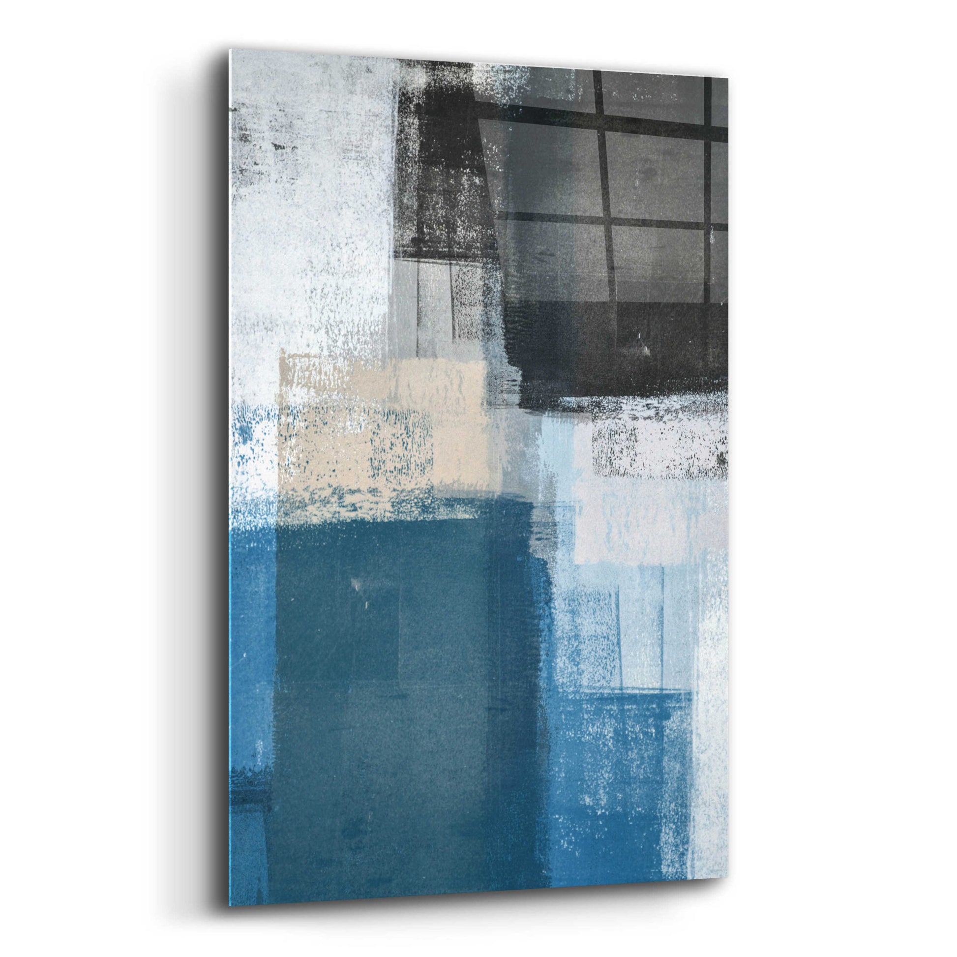 Epic Art 'Abstract Blue II' by Incado, Acrylic Glass Wall Art,12x16