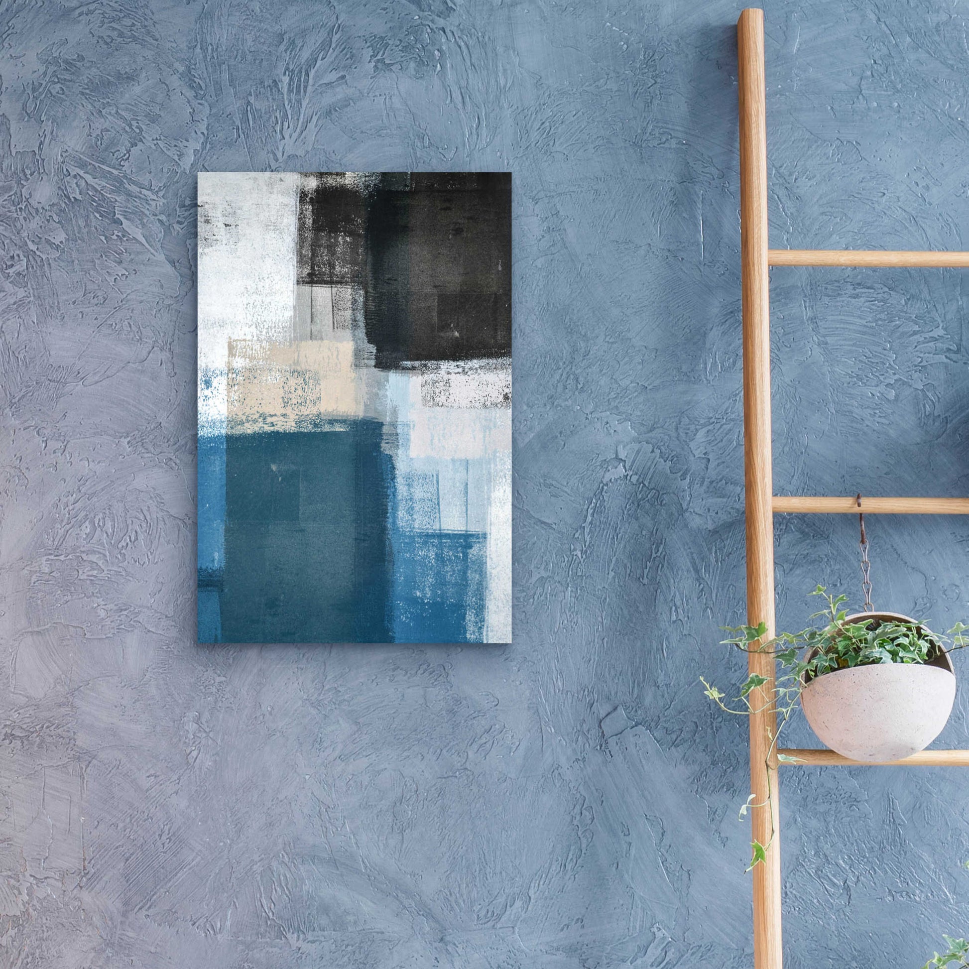 Epic Art 'Abstract Blue II' by Incado, Acrylic Glass Wall Art,16x24