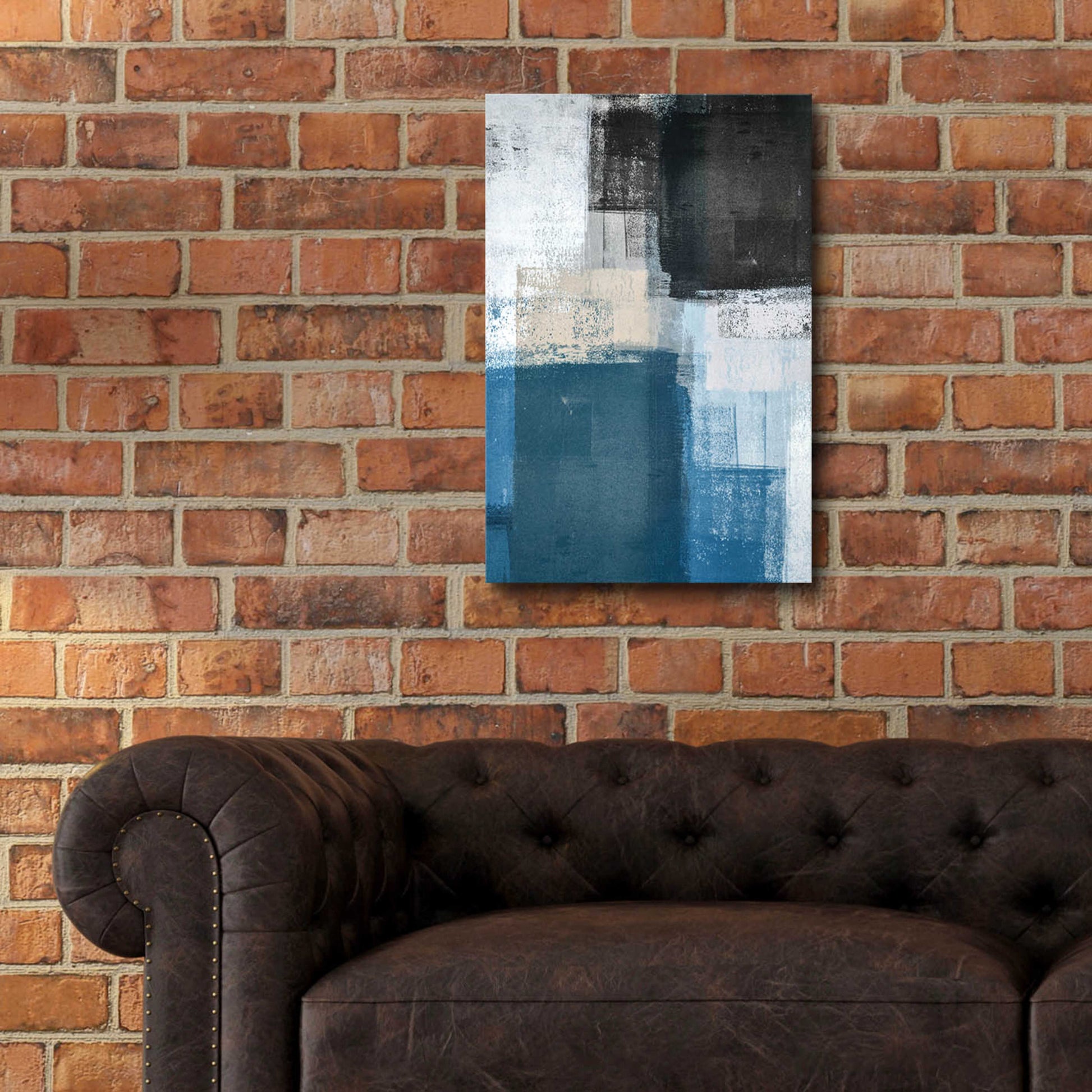 Epic Art 'Abstract Blue II' by Incado, Acrylic Glass Wall Art,16x24