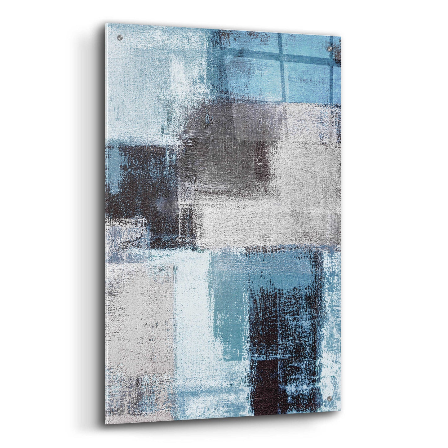 Epic Art 'Abstract Blue III' by Incado, Acrylic Glass Wall Art,24x36