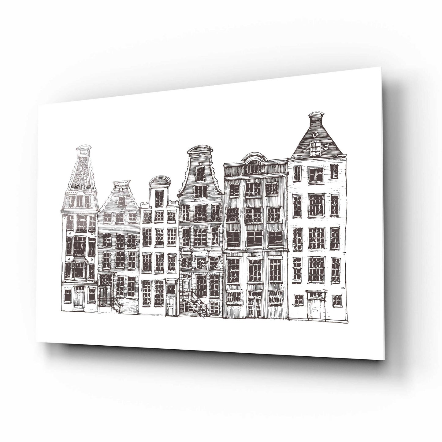 Epic Art 'Amsterdam I' by Incado, Acrylic Glass Wall Art,16x12