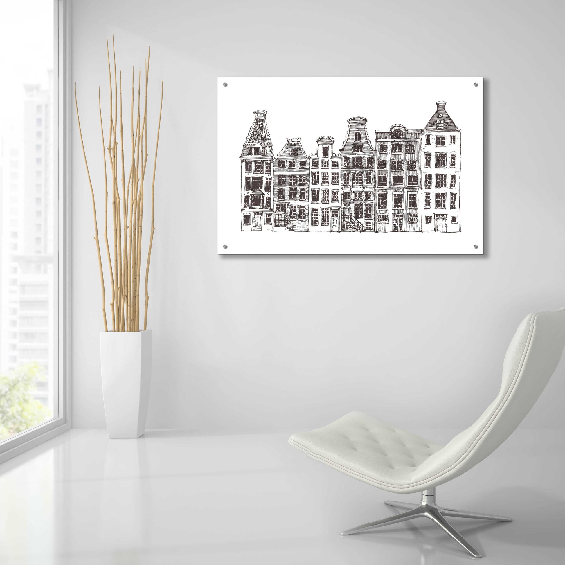 Epic Art 'Amsterdam I' by Incado, Acrylic Glass Wall Art,36x24