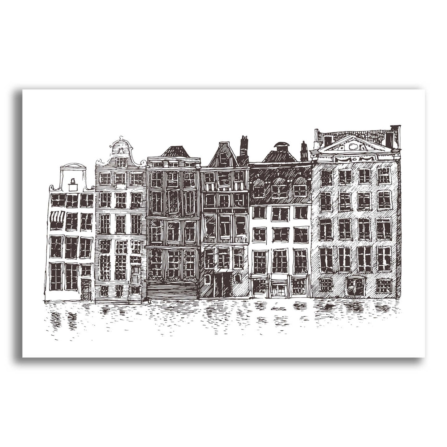 Epic Art 'Amsterdam II' by Incado, Acrylic Glass Wall Art,24x16