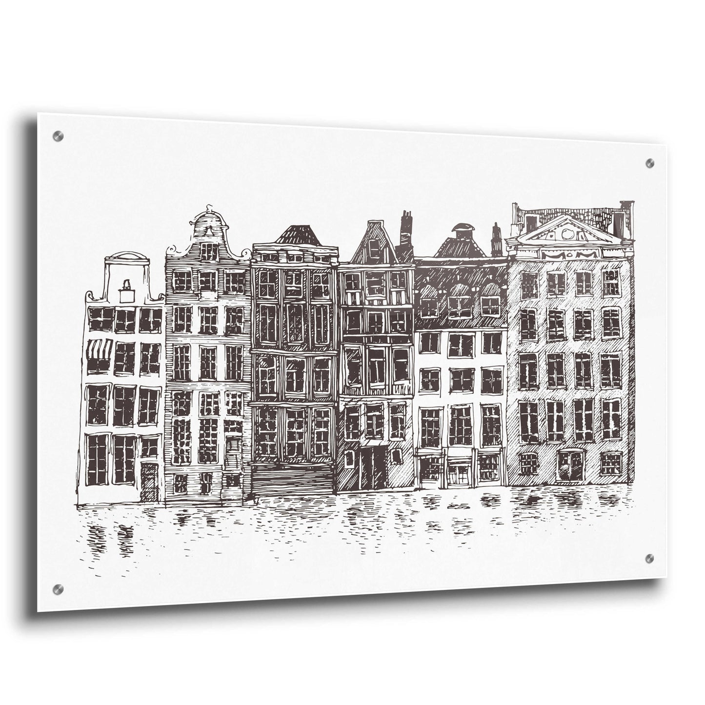 Epic Art 'Amsterdam II' by Incado, Acrylic Glass Wall Art,36x24