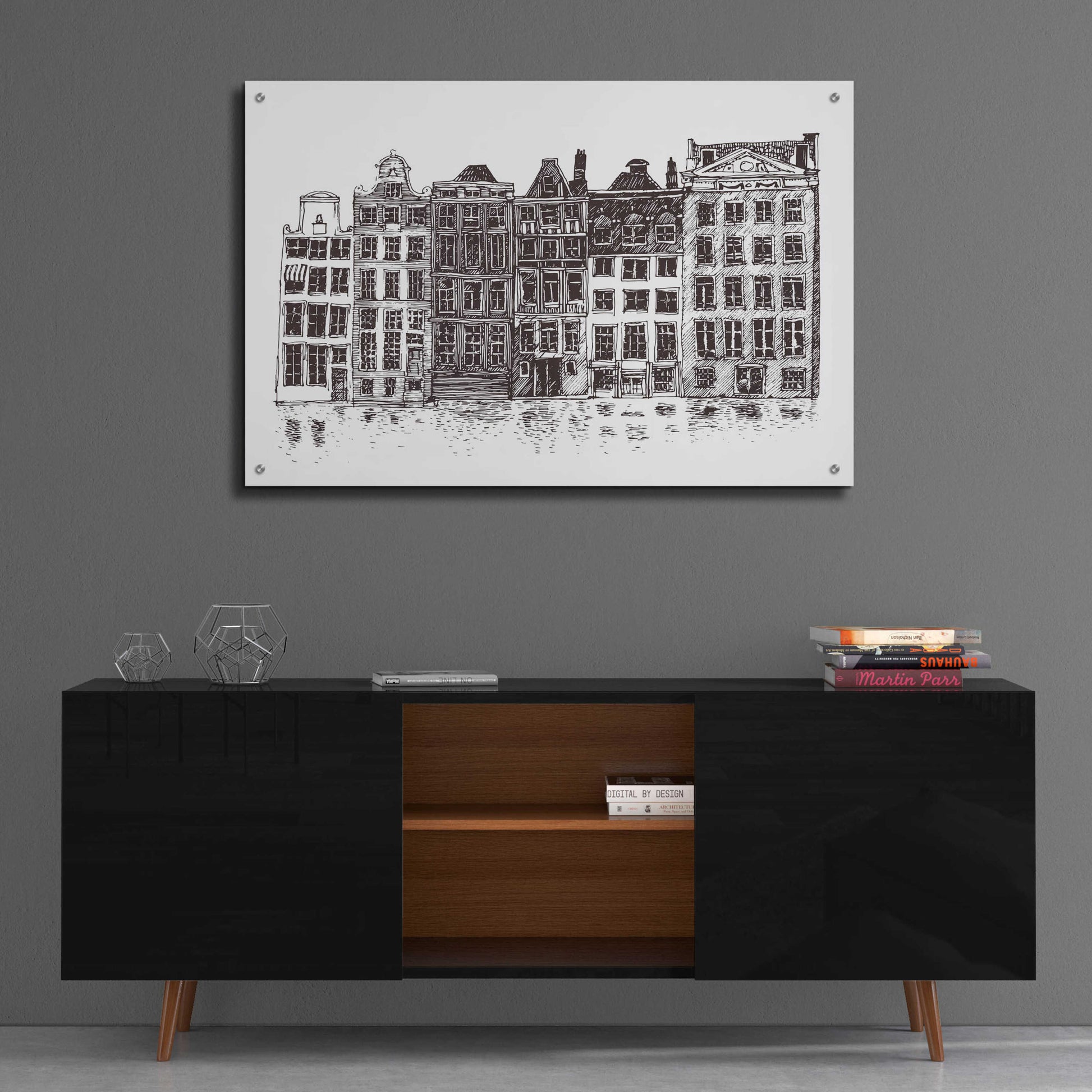 Epic Art 'Amsterdam II' by Incado, Acrylic Glass Wall Art,36x24