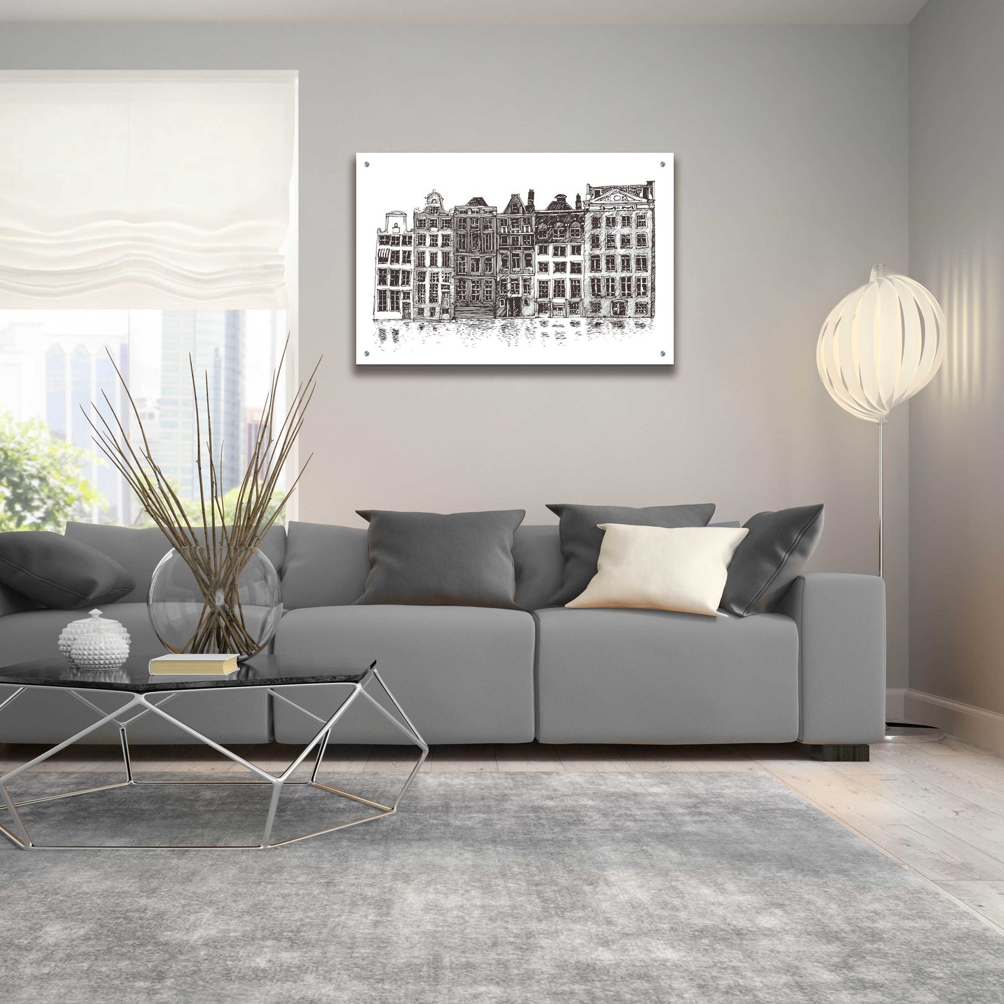 Epic Art 'Amsterdam II' by Incado, Acrylic Glass Wall Art,36x24