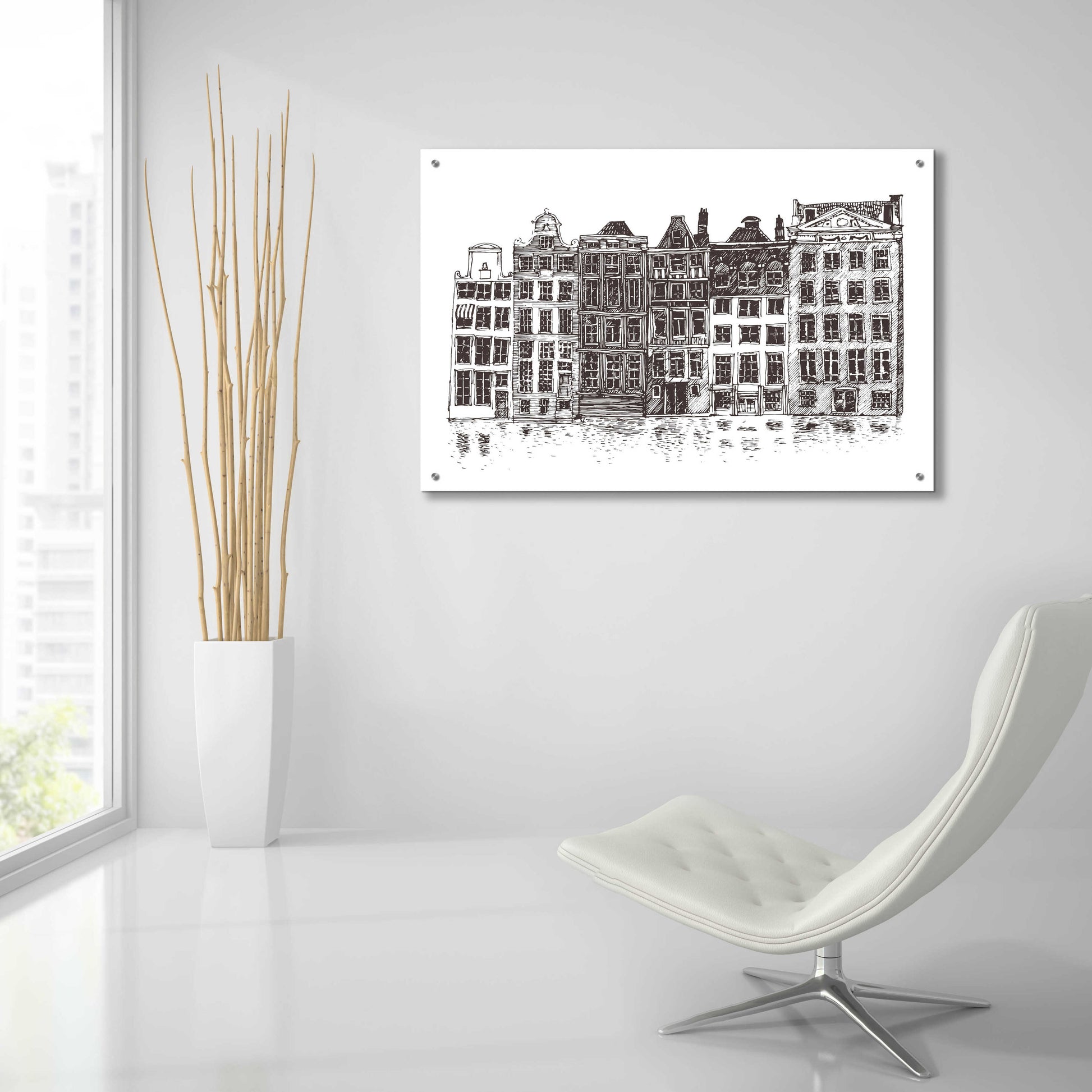 Epic Art 'Amsterdam II' by Incado, Acrylic Glass Wall Art,36x24